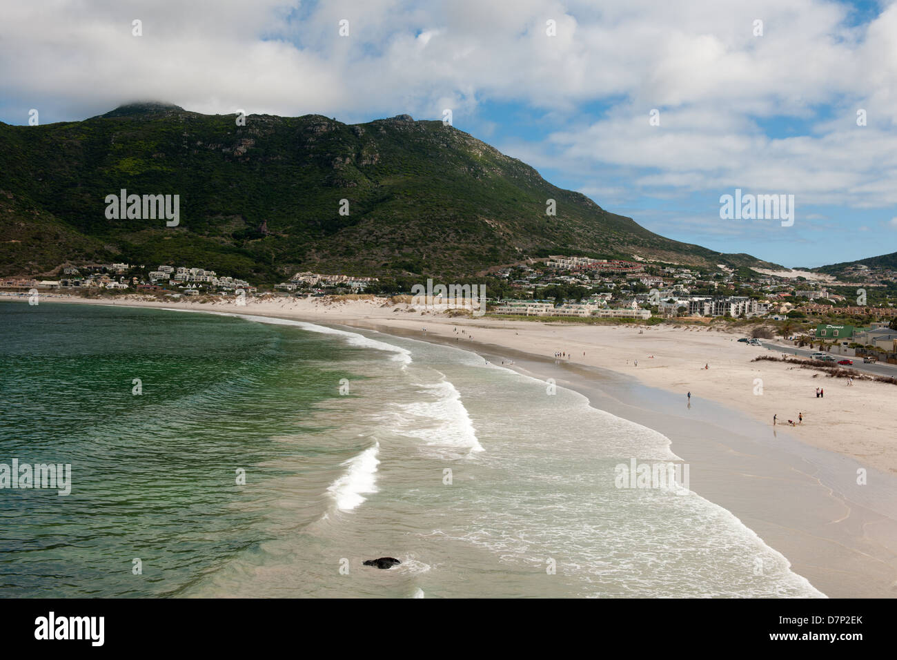 Strand von Hout Bay, Chapmans Peak Drive, Cape Town, Südafrika Stockfoto