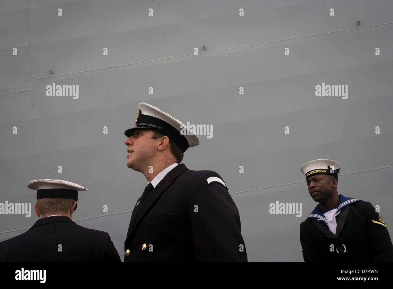 An bord der hms illustre in greenwich in london Fotos und