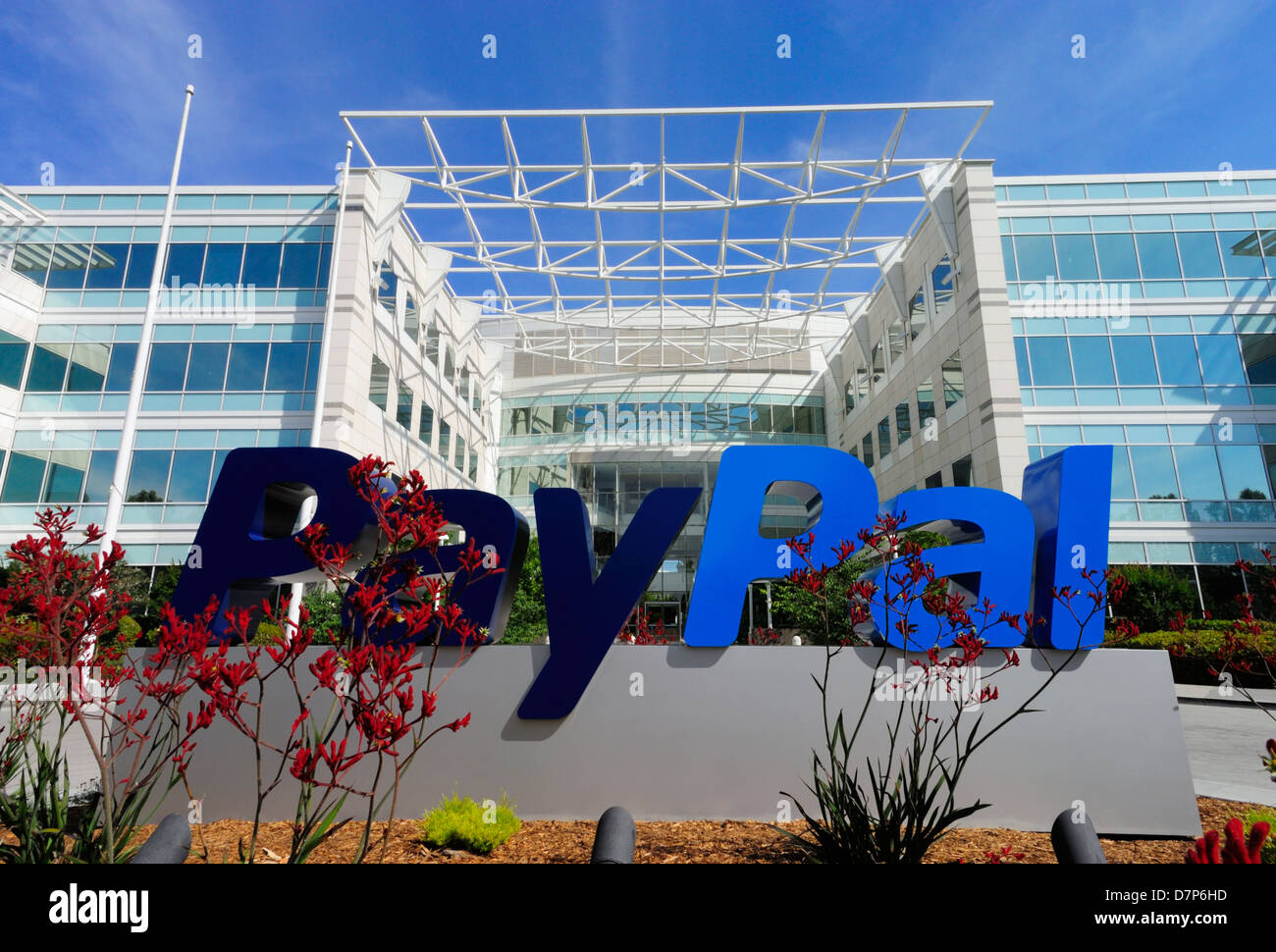 Hauptsitz von Paypal Incorporated (im Besitz von Ebay), San Jose CA Stockfoto