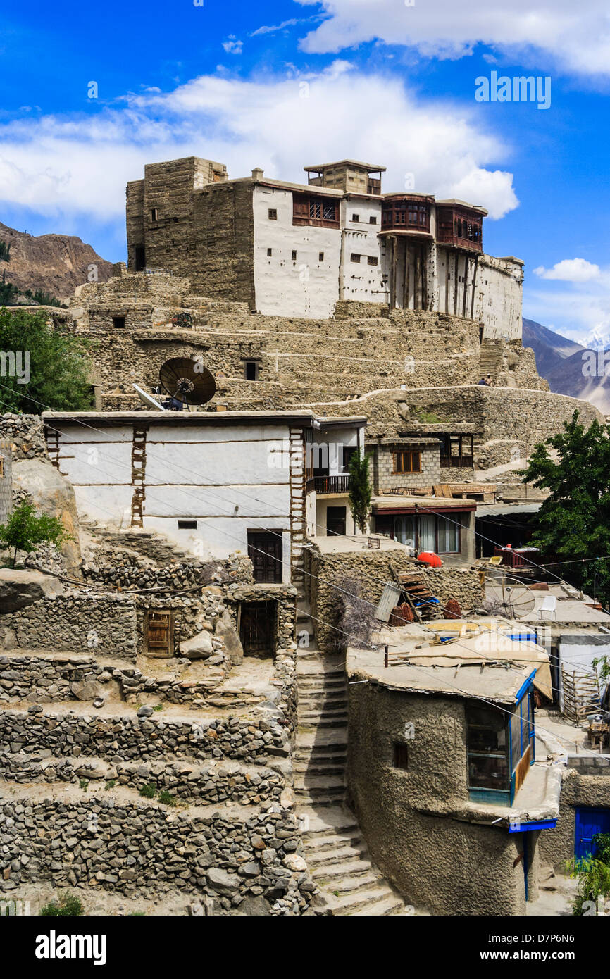 Baltit Fort, Hunza-Tal, Karakorum, Karimabad, Pakistan Stockfoto