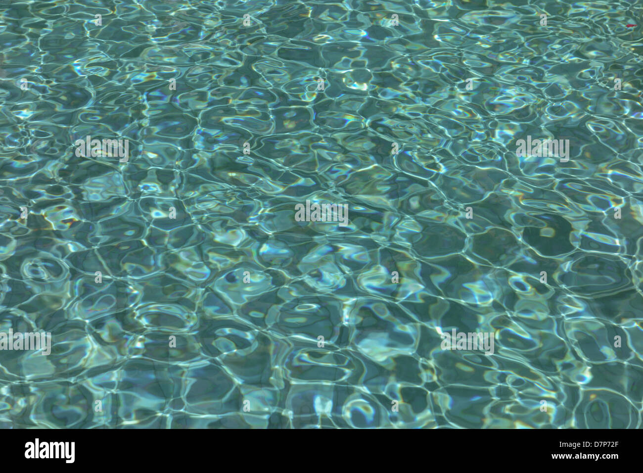 Klaren, blauen Wasser. Stockfoto