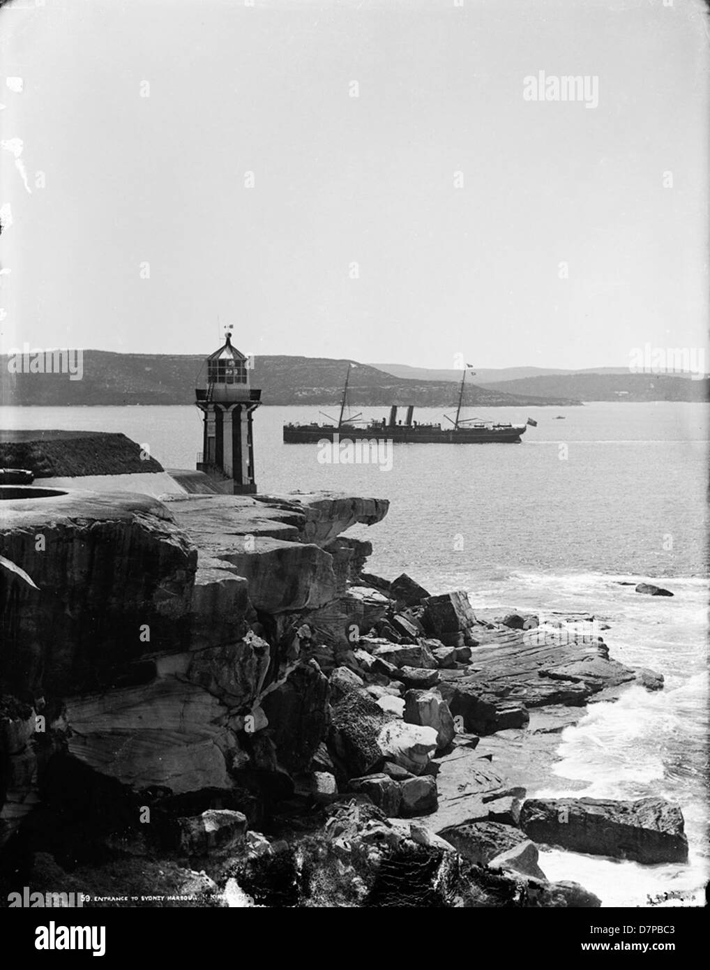 Eingang zum Hafen von Sydney Stockfoto