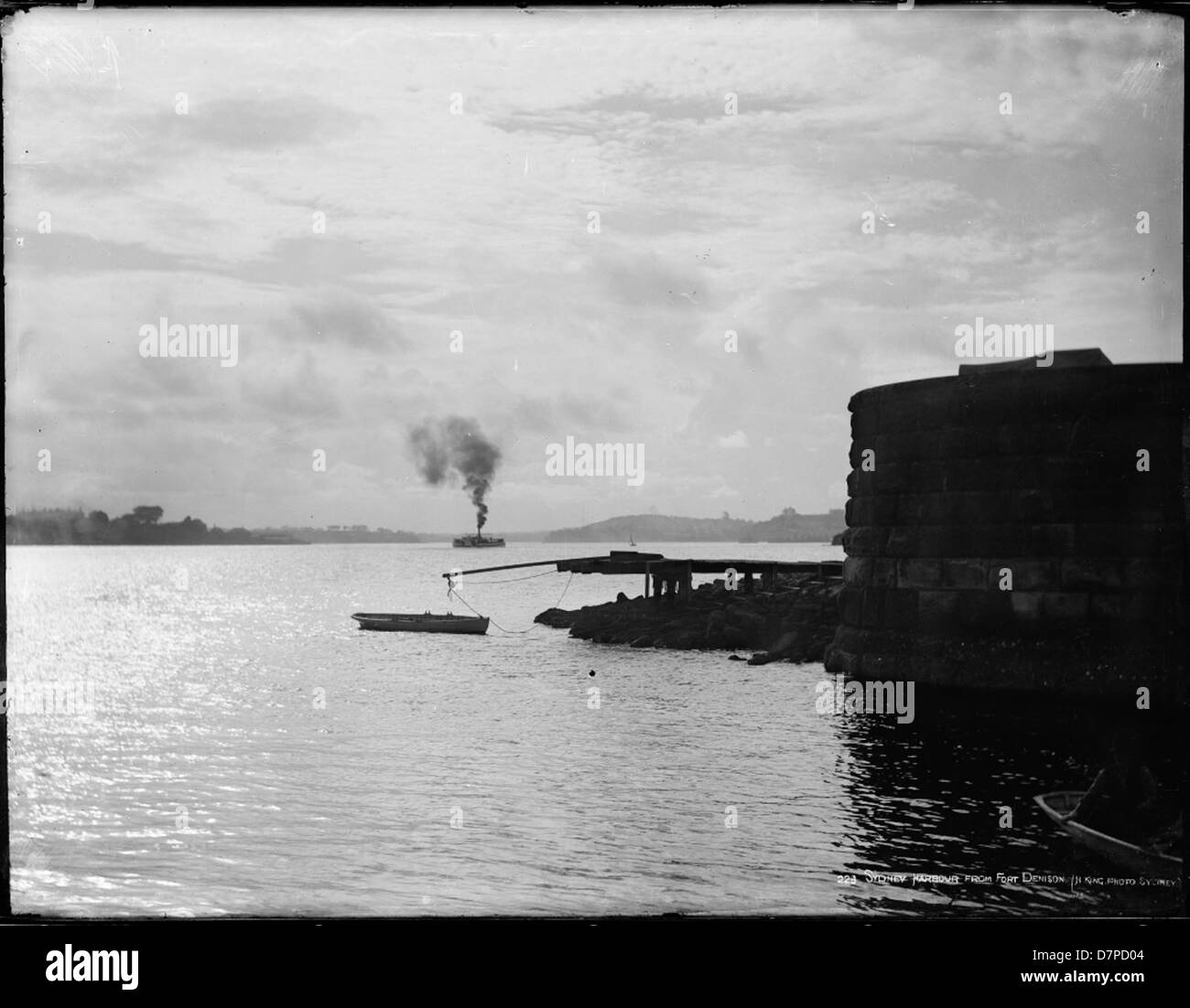 Sydney Harbour von Fort Denison Stockfoto