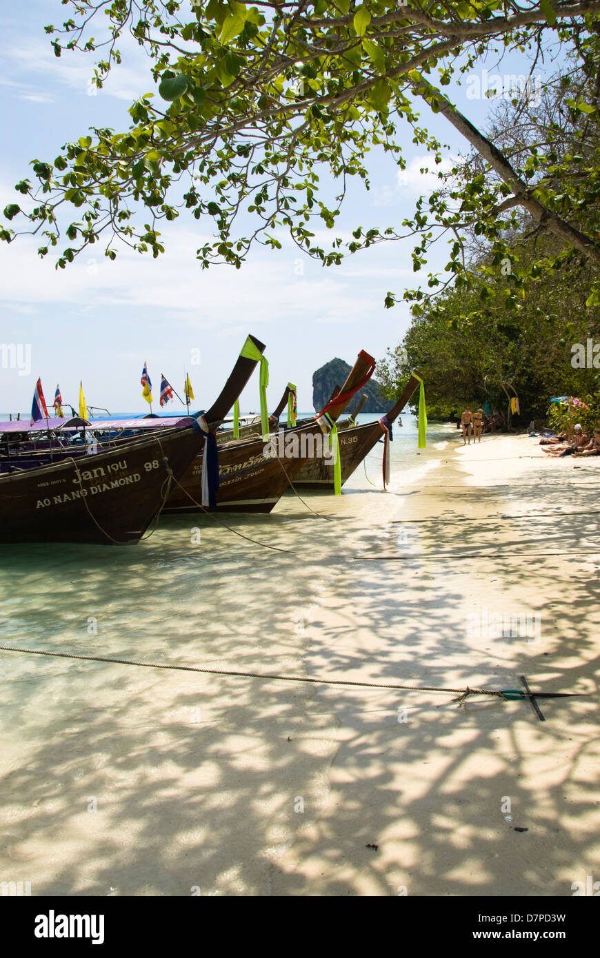 Huhn Insel Thailands, Thailaendische Insel Stockfoto