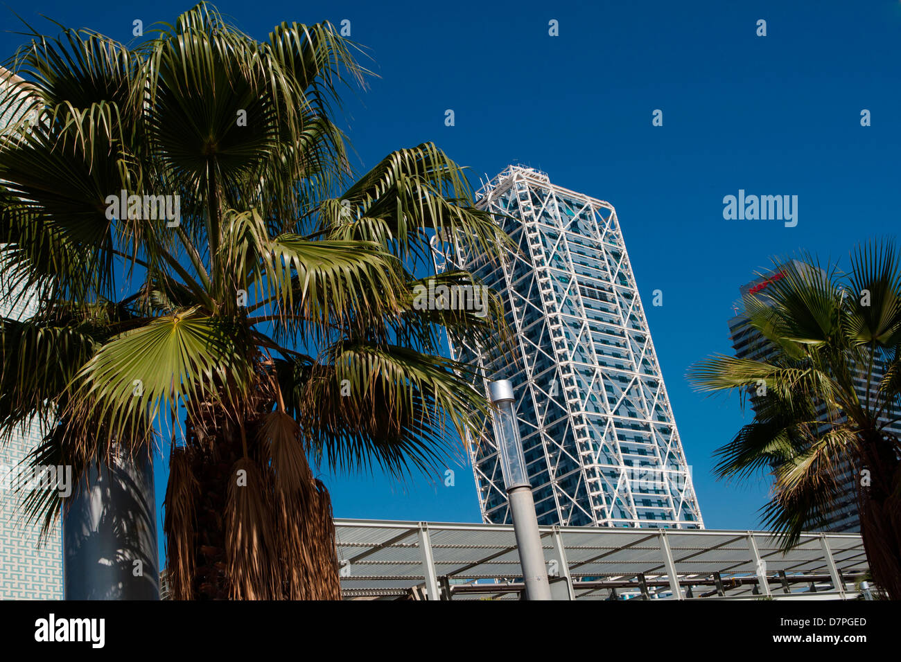 Exterieur des Hotel Arts Barcelona, Spanien. Stockfoto