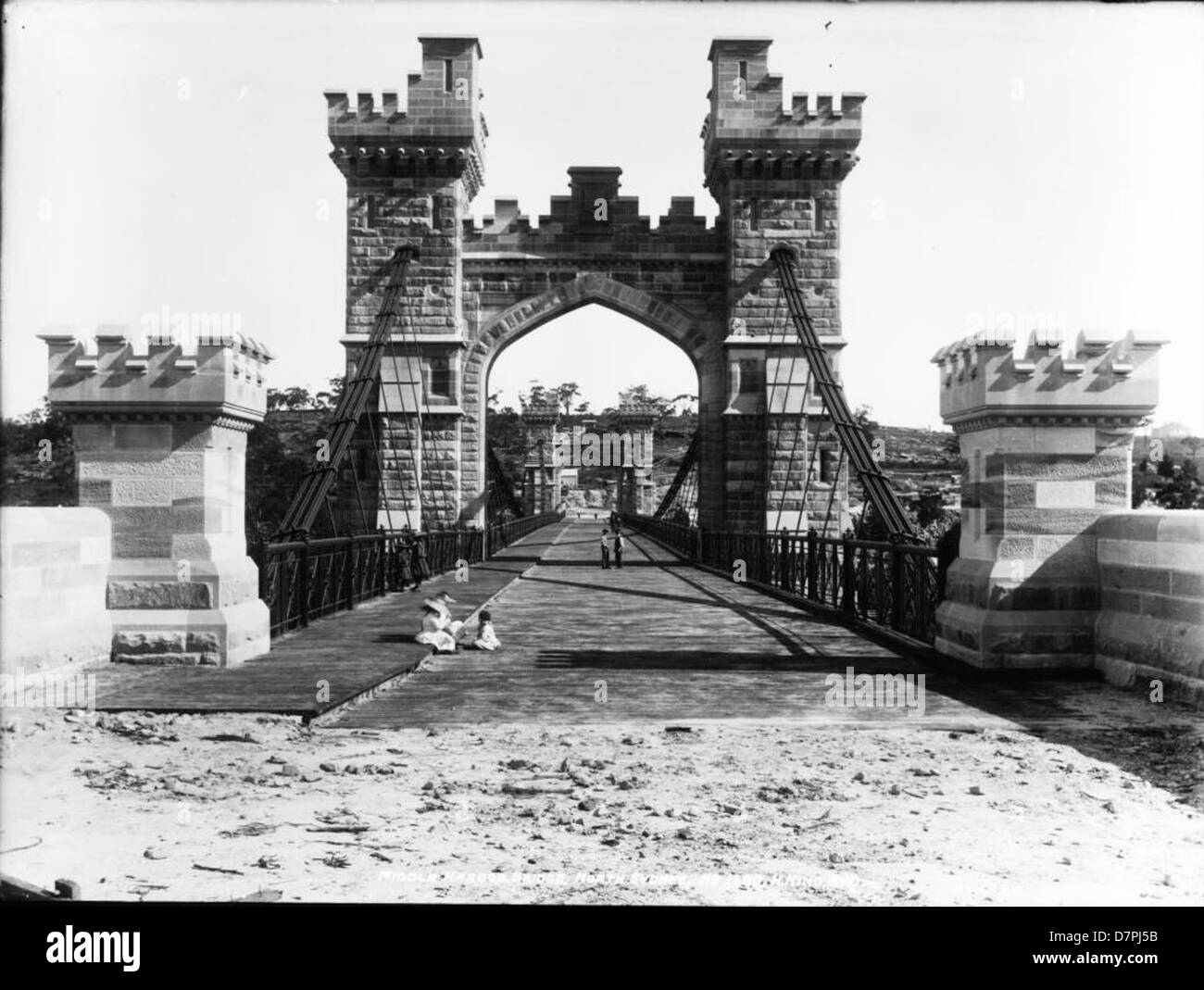 Middle Harbour Bridge, North Sydney Stockfoto