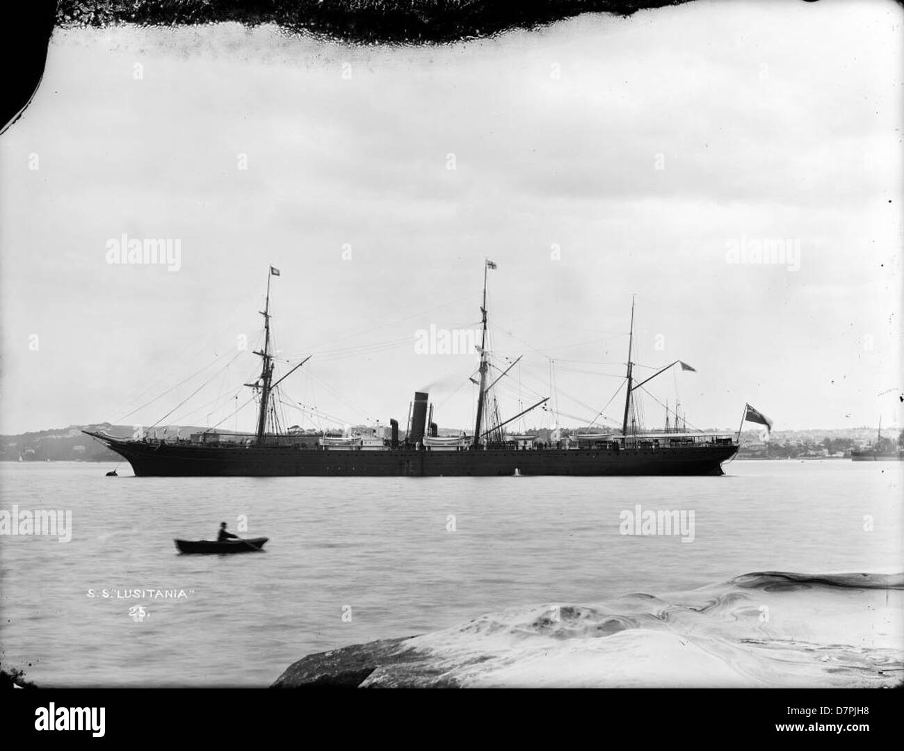 "S.s. Lusitania" Stockfoto