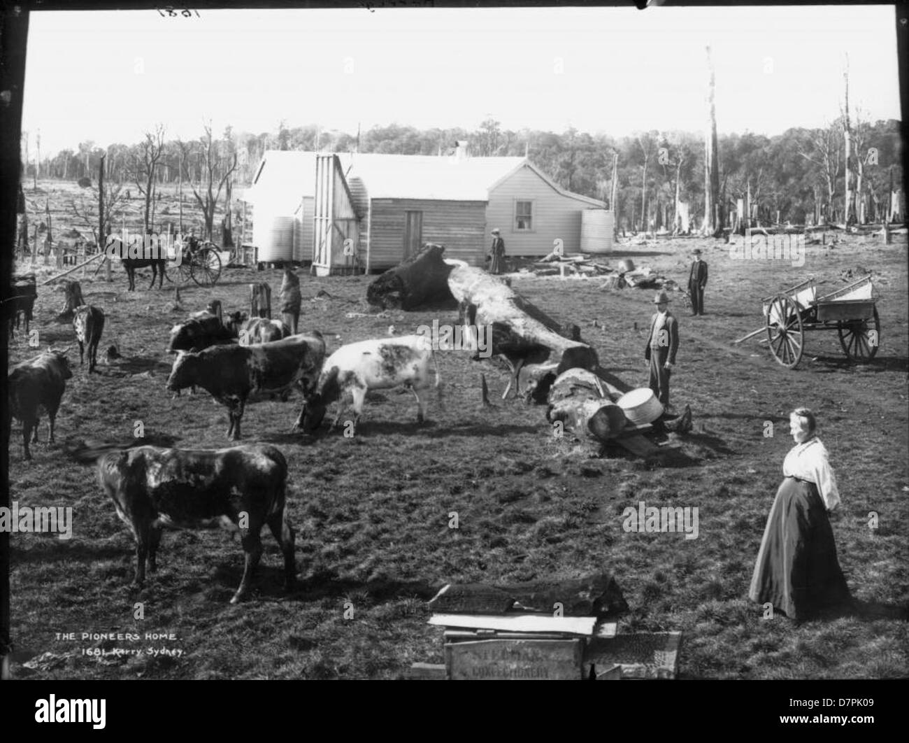 Die Pioniere-Home Stockfoto