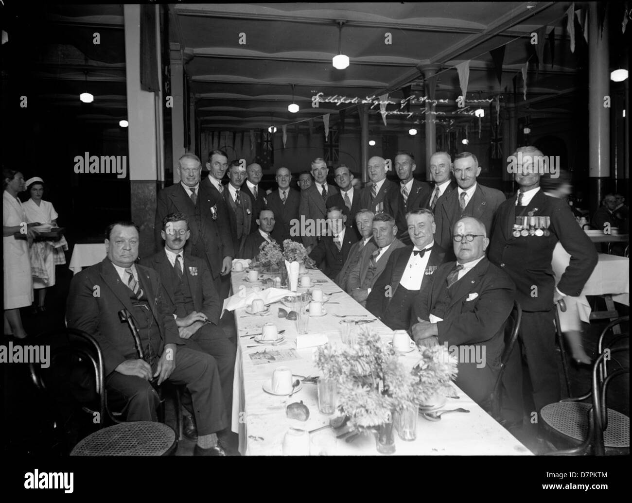 Gallipoli-Legion von Anzac Abendessen in Sydney Town Hall Stockfoto