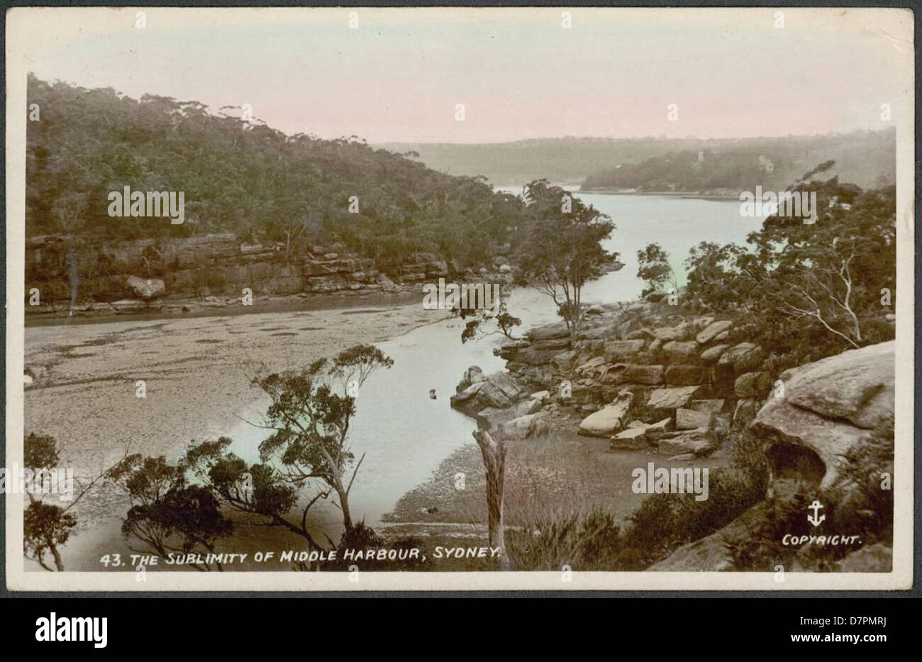 Mittleren Harbour, Sydney, 1908 Stockfoto