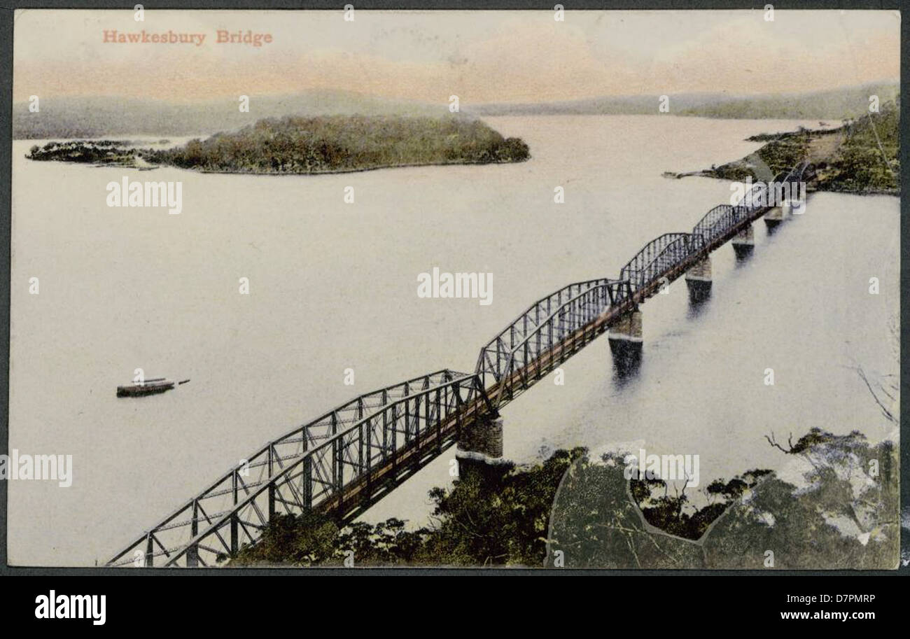 Hawkesbury Brücke, 1908 Stockfoto