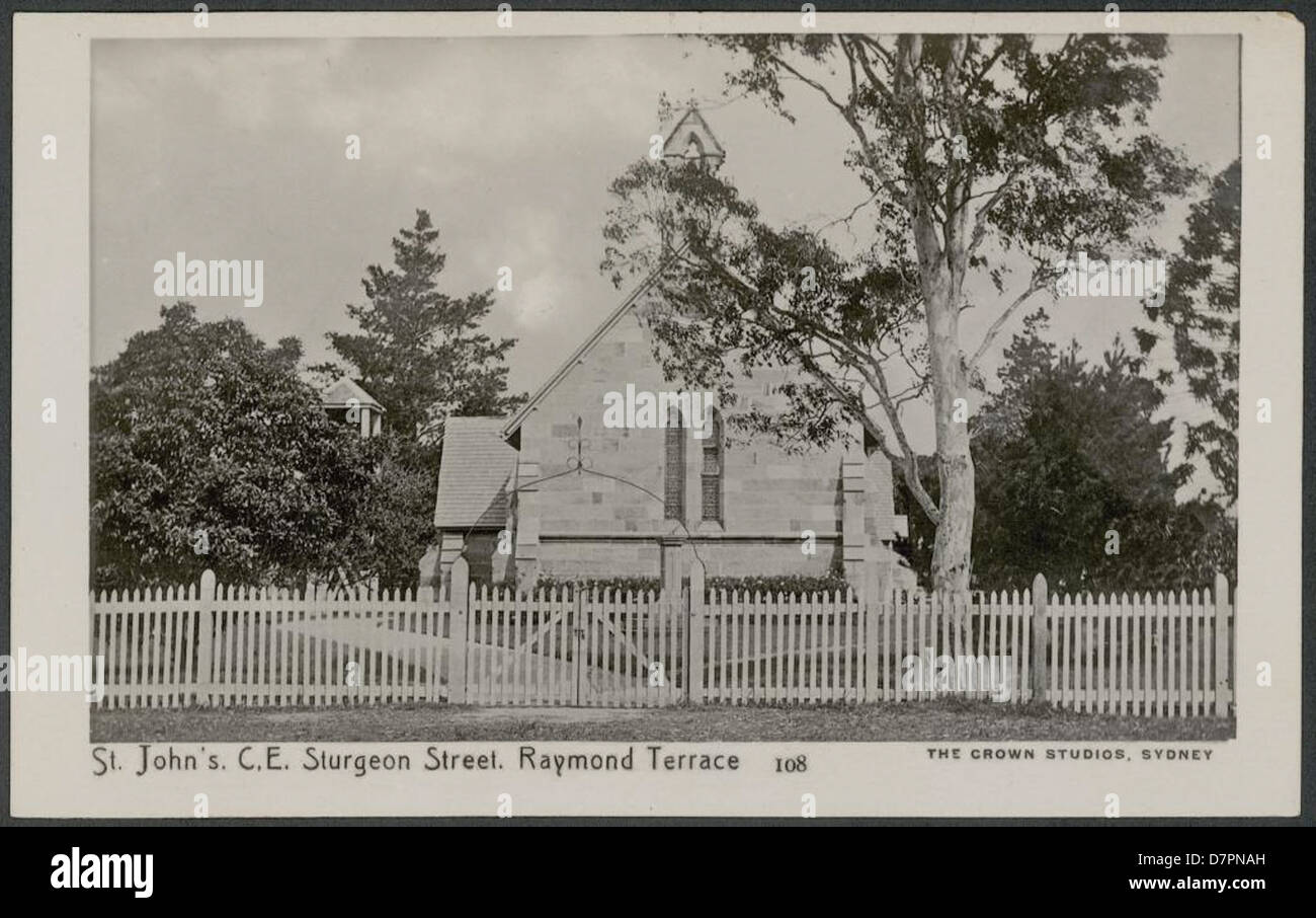 St. Johann Kirche von England, Raymond Terrace Stockfoto