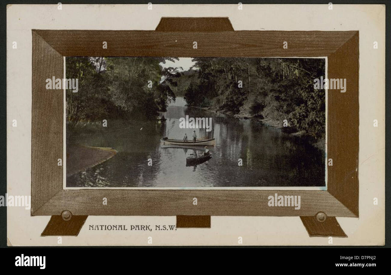 Nationalpark, New South Wales, 1909 Stockfoto