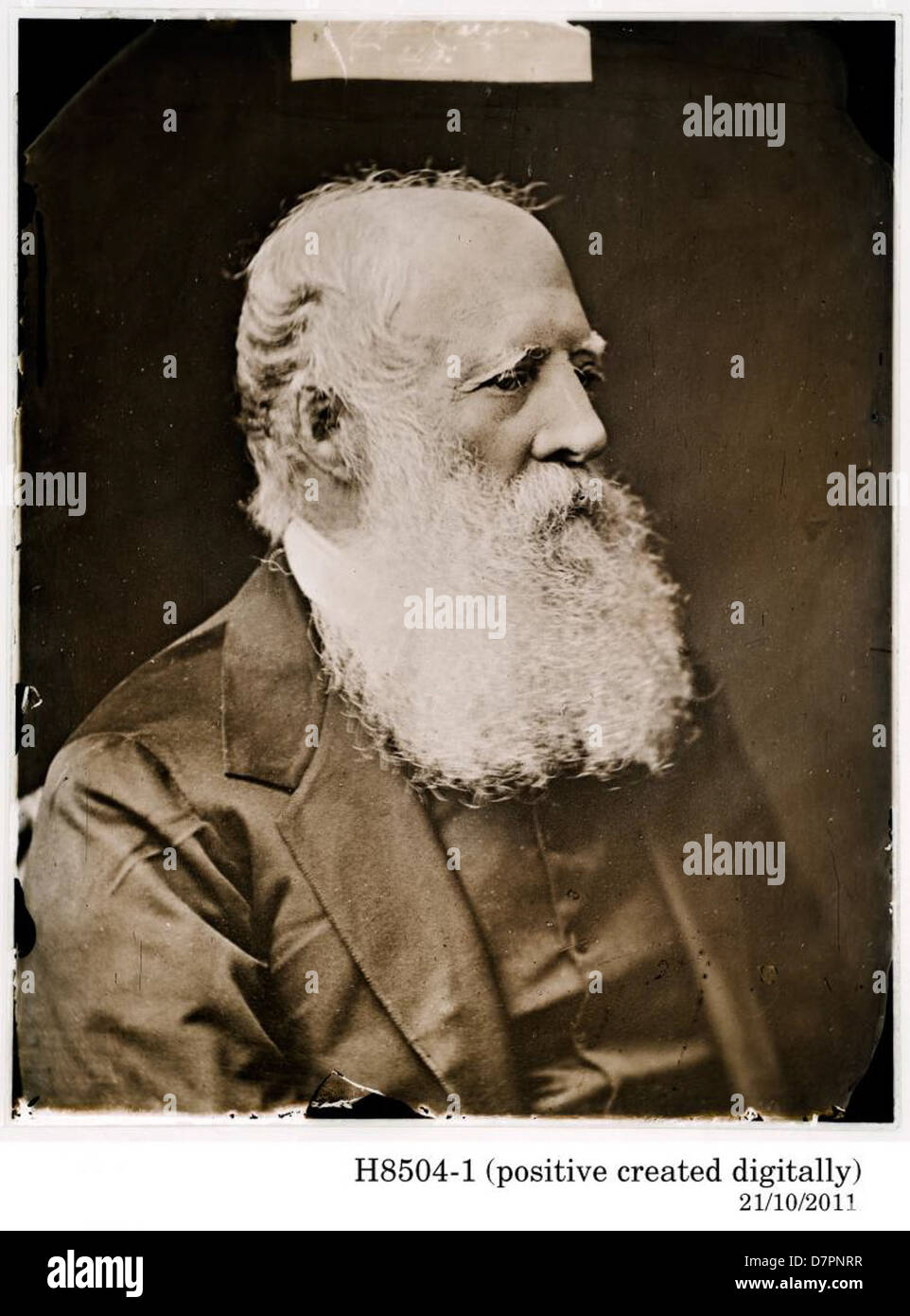 Pfr. W. B. Clarke, Freeman Brothers Studio, 1865-1875 Stockfoto