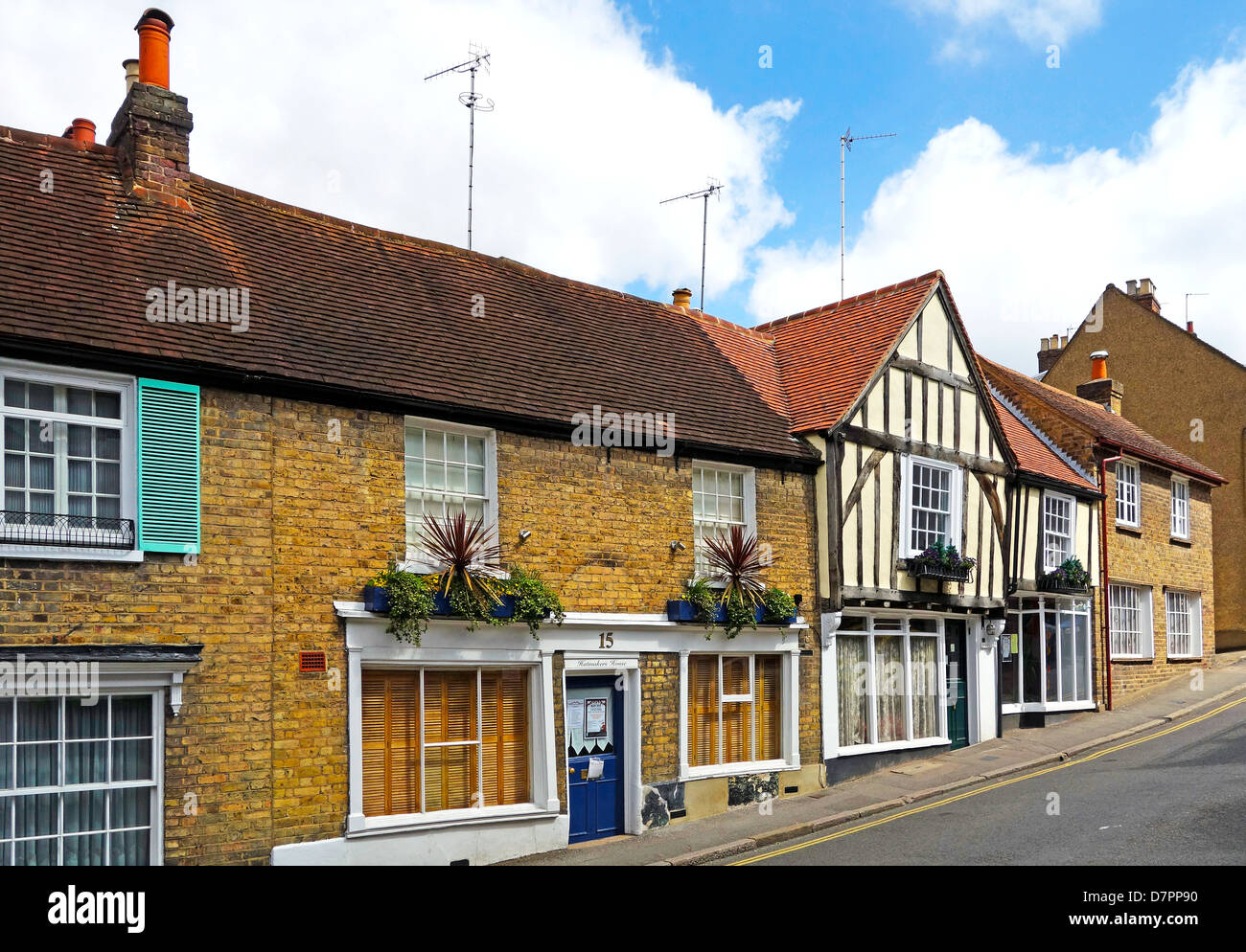 Hütten, Harrow on the Hill, London, UK Stockfoto