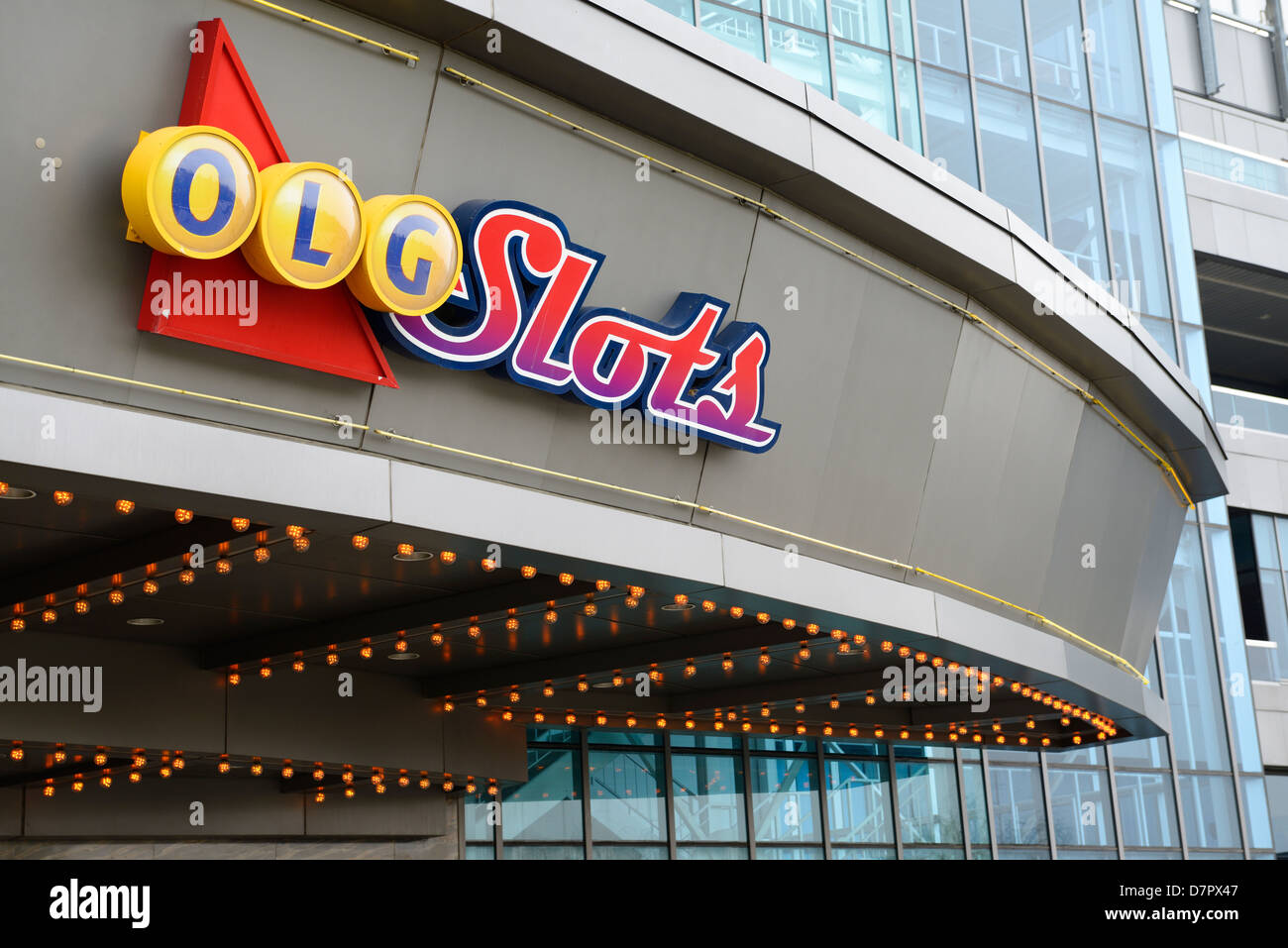 Ontario Lottery and Gaming OLG registrieren für Slots Glücksspiel in Woodbine Racetrack in Toronto immer eine größere Renovierung Stockfoto