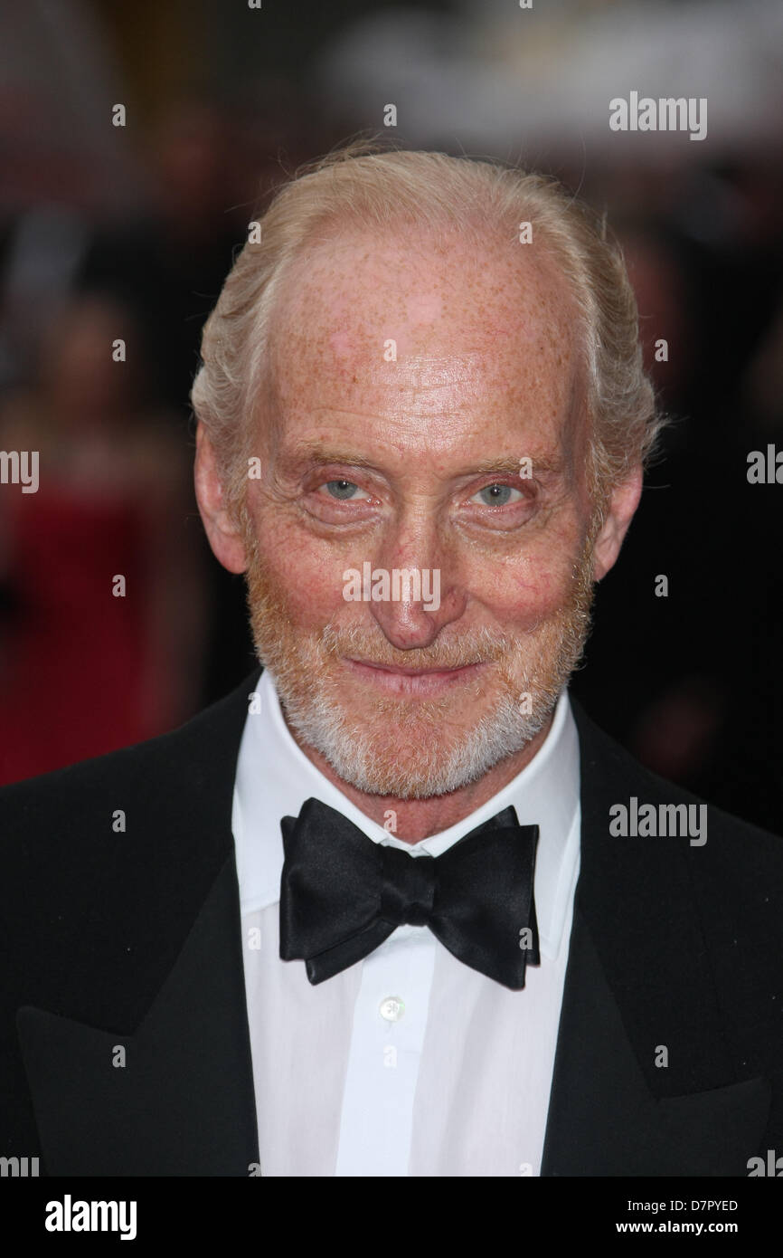 CHARLES DANCE BRITISH ACADEMY TELEVISION AWARDS SOUTHBANK LONDON ENGLAND UK 12. Mai 2013 Stockfoto