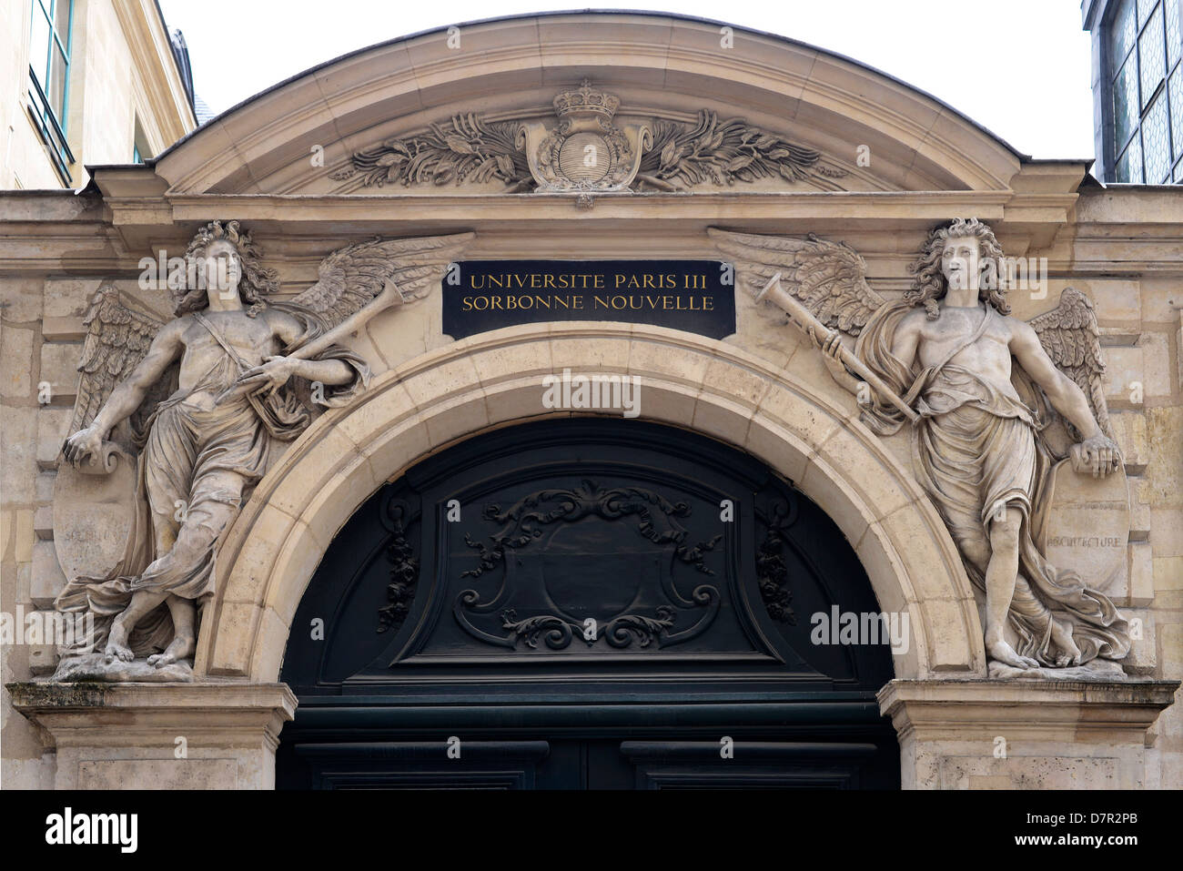 Die Universität Sorbonne im Quartier Latin, Paris - Frankreich Stockfoto