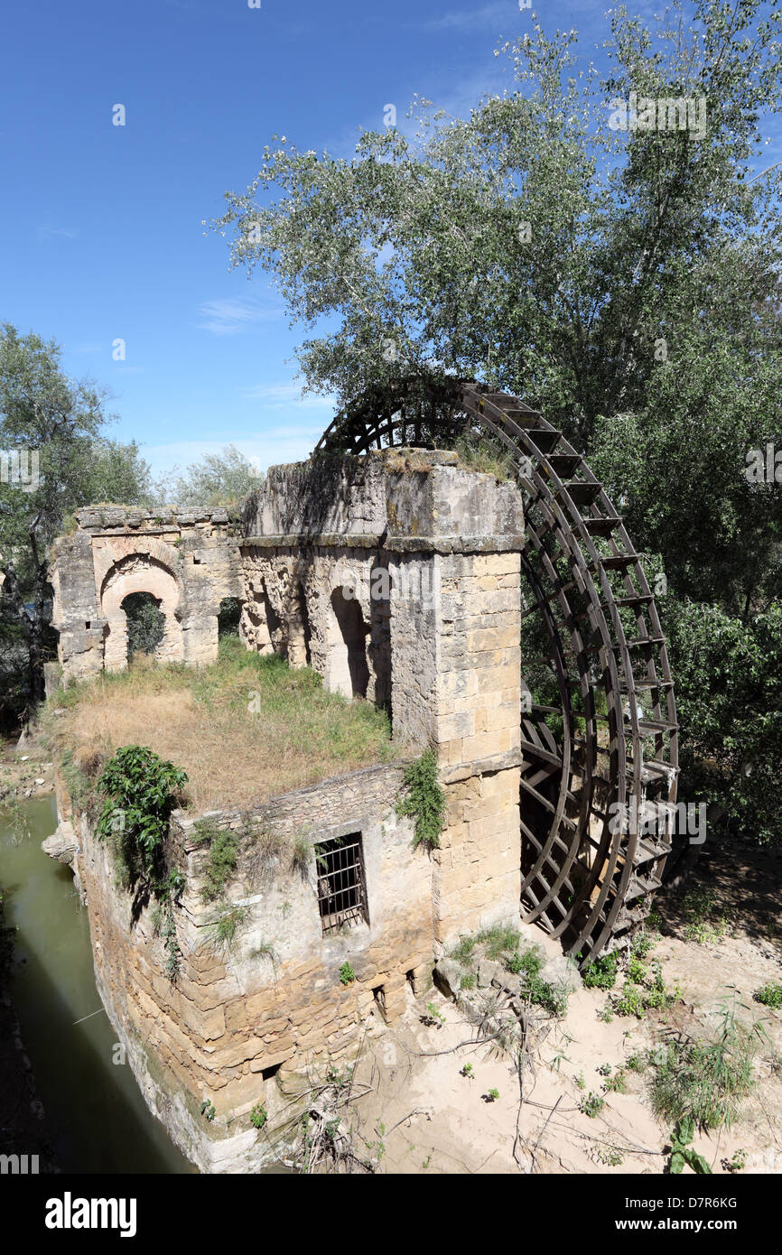 Das alte Wasserrad in Córdoba, Andalusien Spanien Stockfoto