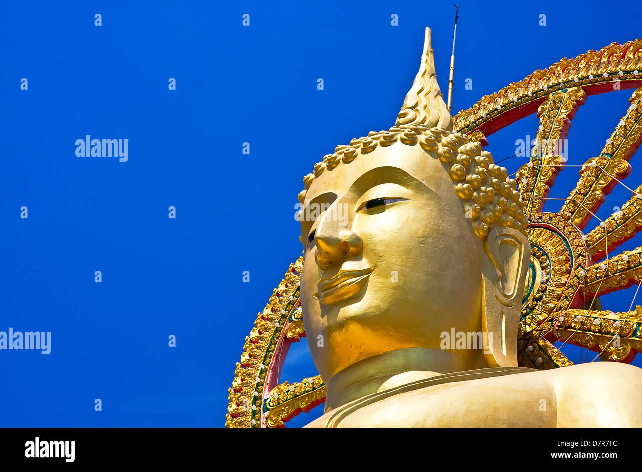 Wat Phra Yai, den großen Buddha-Tempel auf Koh Samui, Thailand Stockfoto