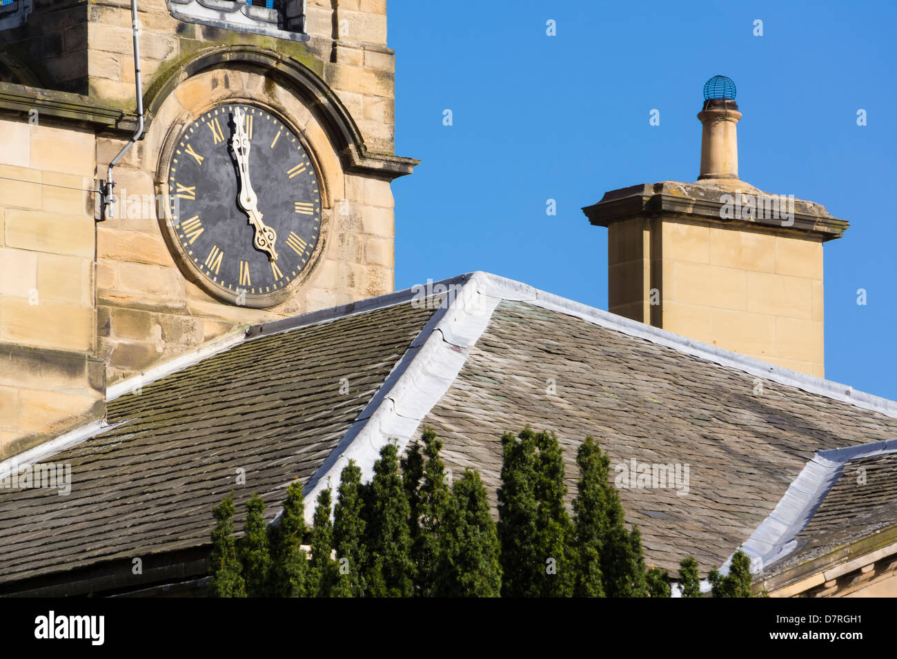 Howick Hall in Northumberland, der Heimat von Earl Grey. Stockfoto