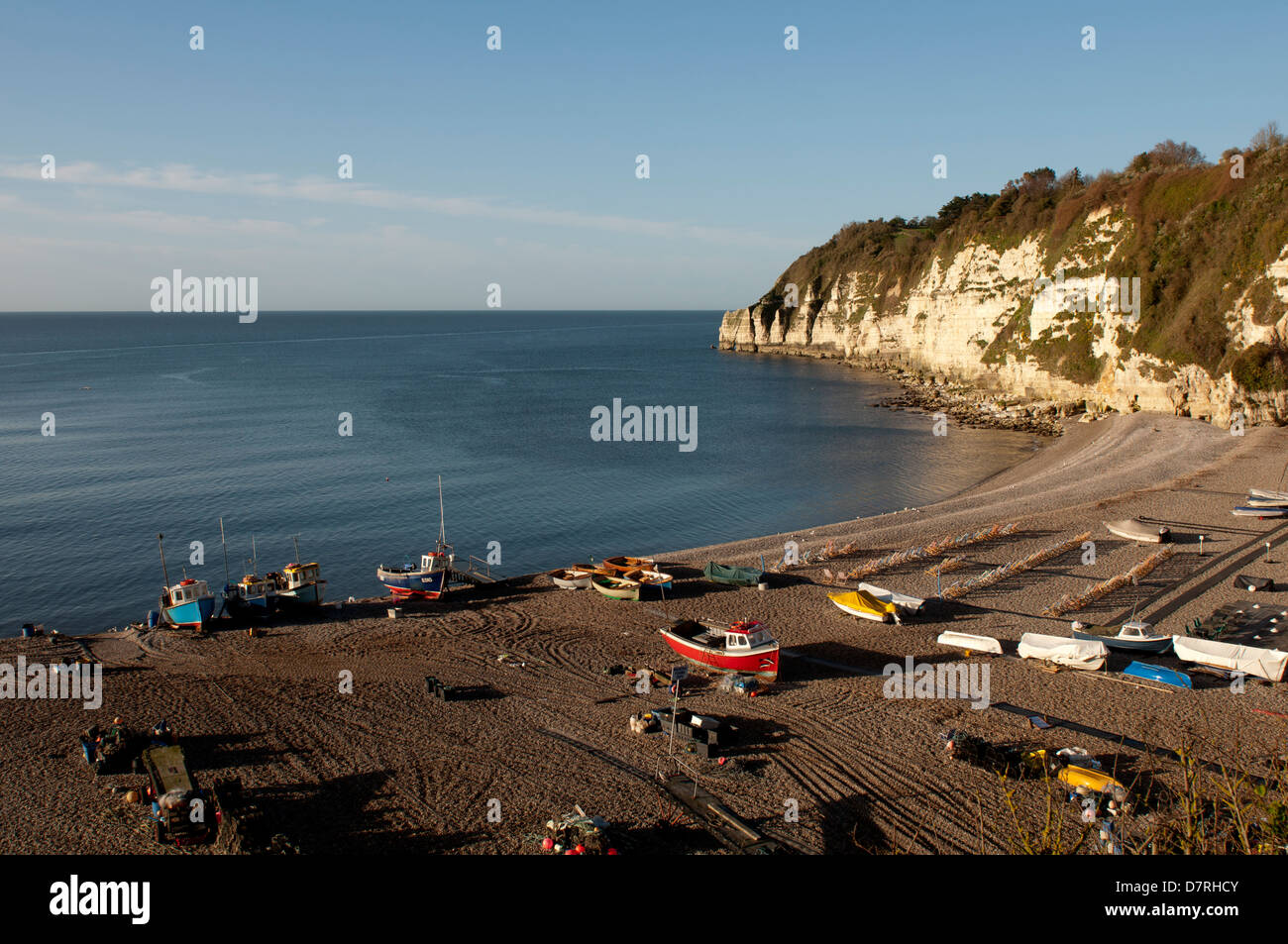 Der Strand, Bier, Devon, England, UK Stockfoto