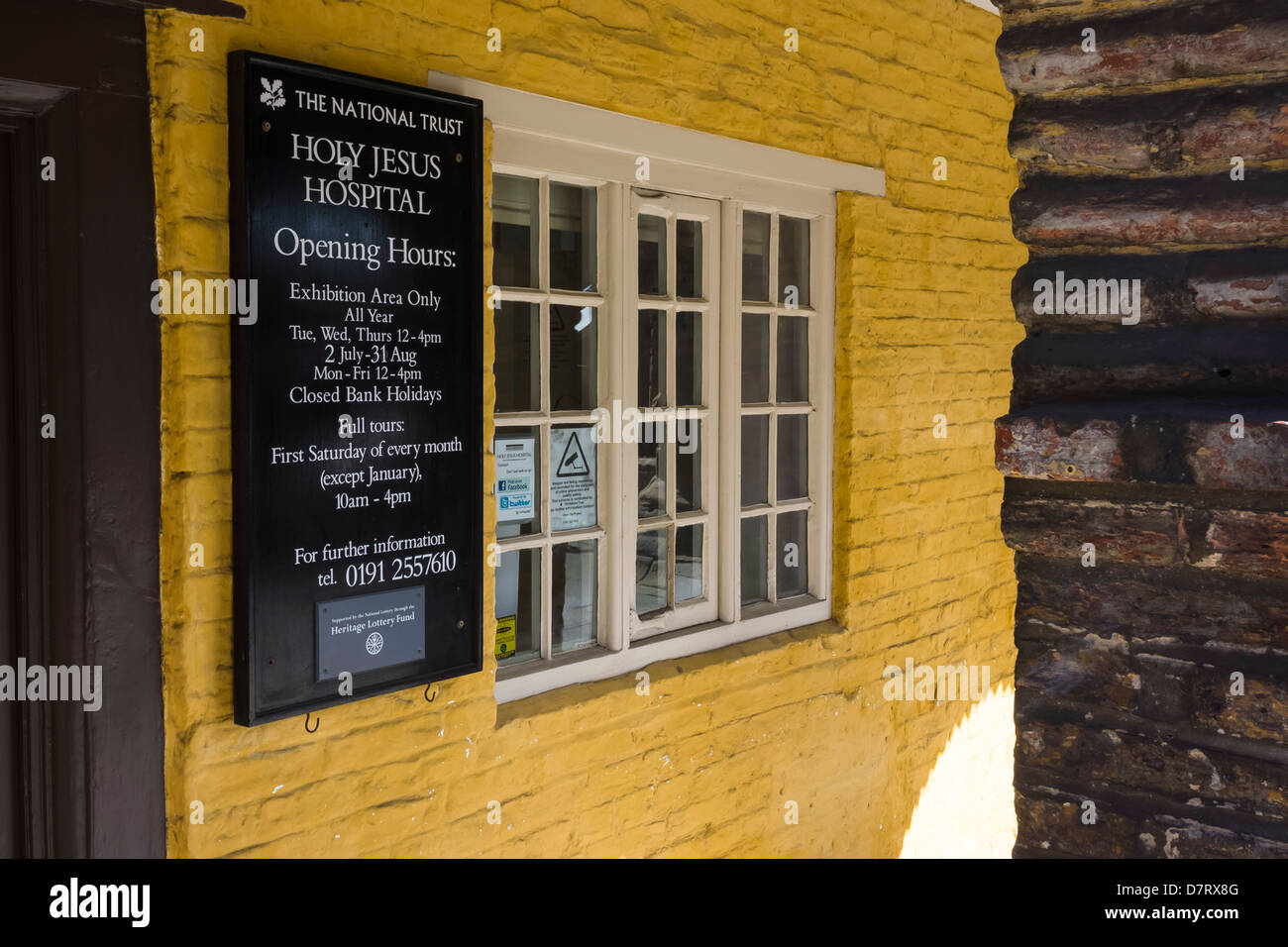 Heilig-Jesus-Spital in Newcastle Upon Tyne Stockfoto