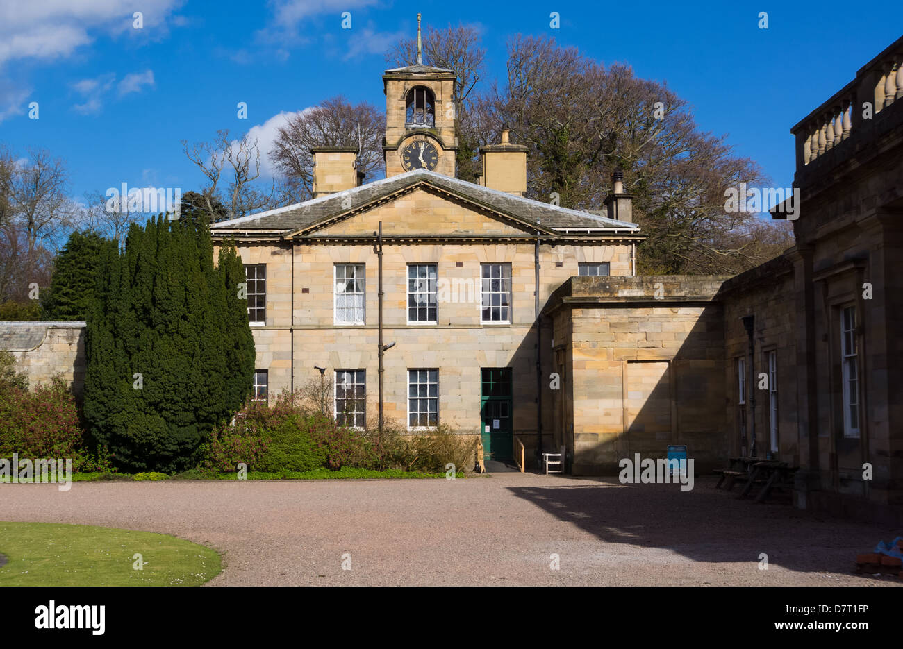 Howick Hall in Northumberland, der Heimat von Earl Grey. Stockfoto