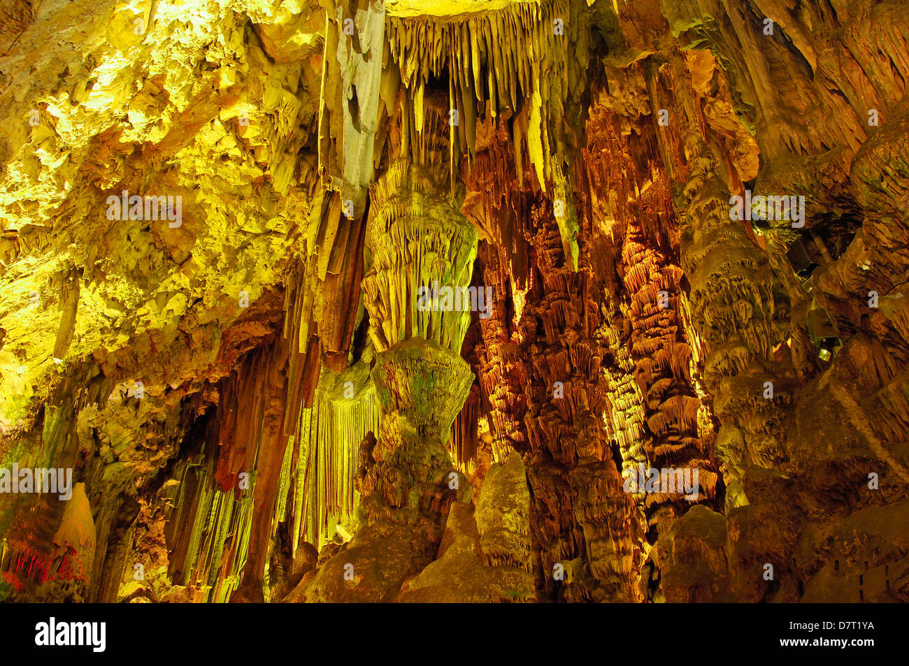 St. Michaels Höhle, Gibraltar, Großbritannien, Europa Stockfoto