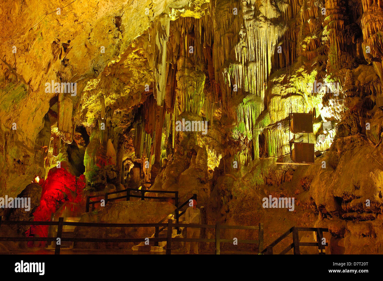 St. Michaels Höhle, Gibraltar, Großbritannien, Europa Stockfoto