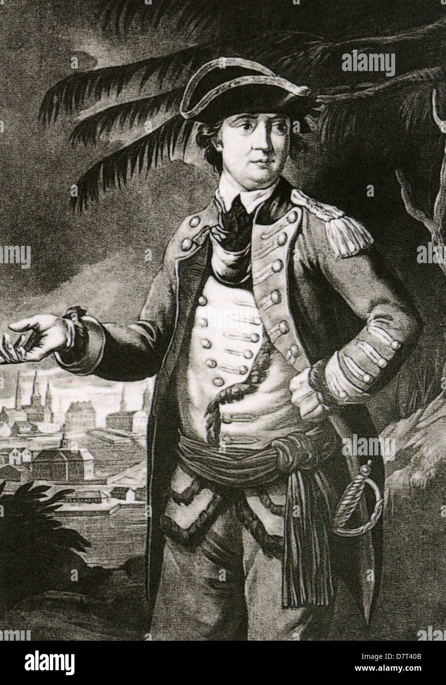 BENEDICT ARNOLD (1741-1801), amerikanischer General, der in der britischen Armee während des amerikanischen Unabhängigkeitskrieges übergelaufen Stockfoto