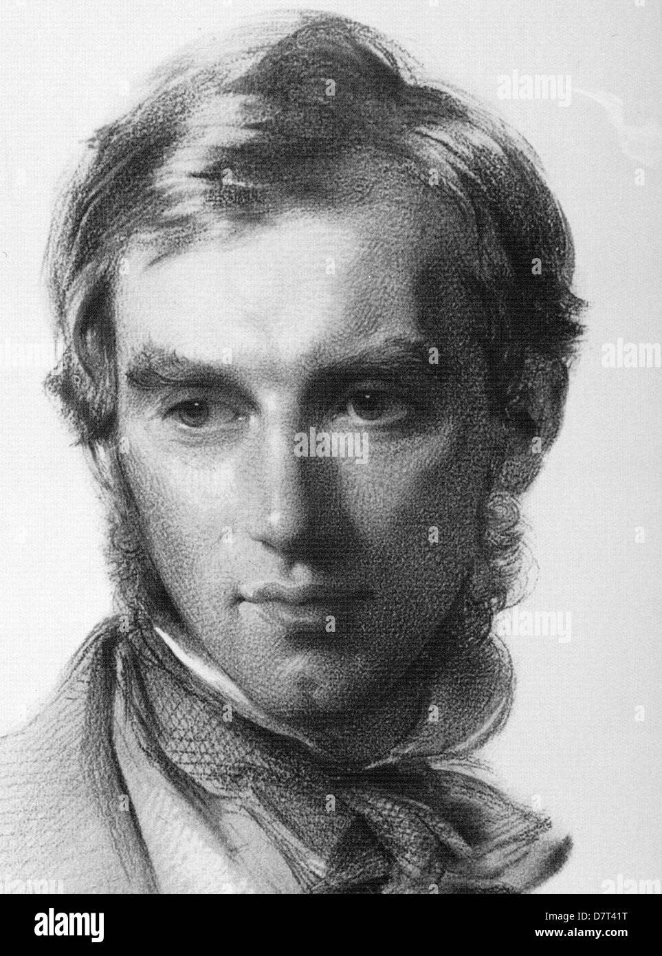 JOSEPH DALTON HOOKER (1817-1911), englischer Botaniker und Entdecker über 1840 Stockfoto