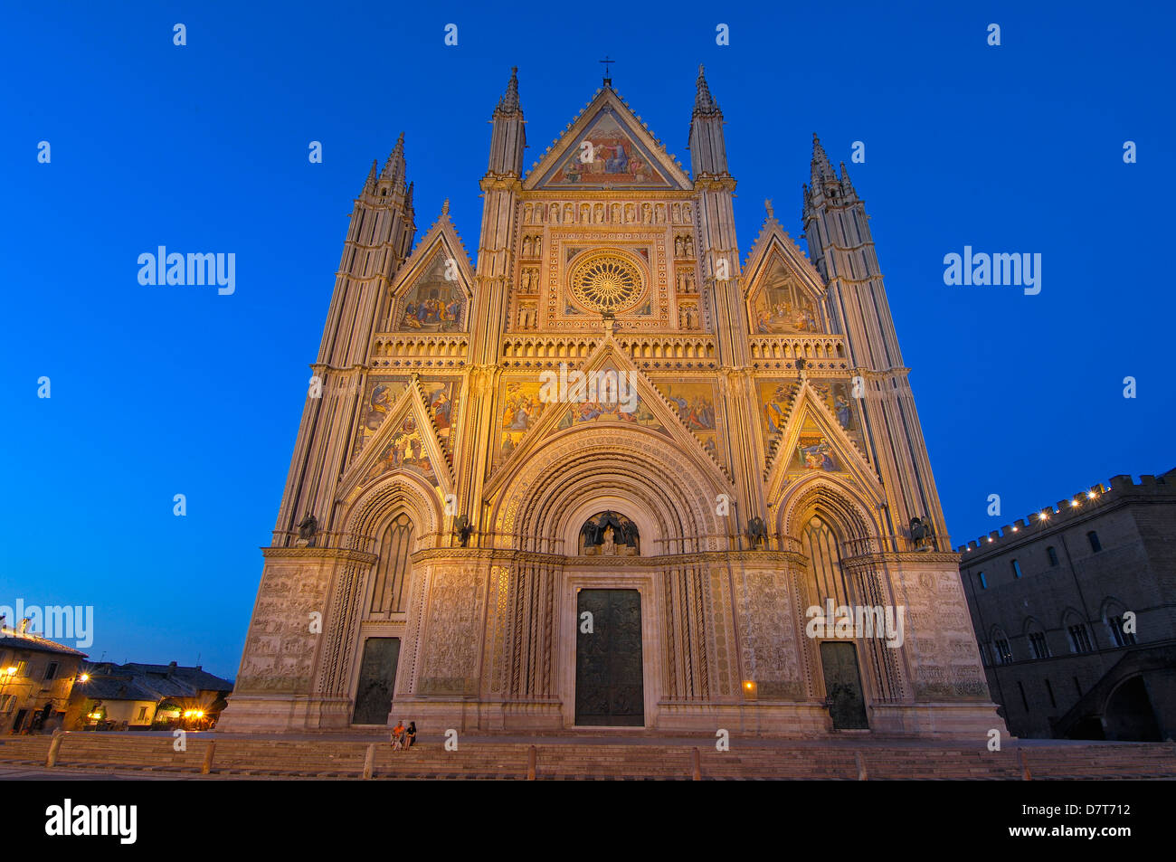 Orvieto, Kathedrale, Dom Santa Maria Assunta, Provinz Terni, Umbrien, Italien Stockfoto