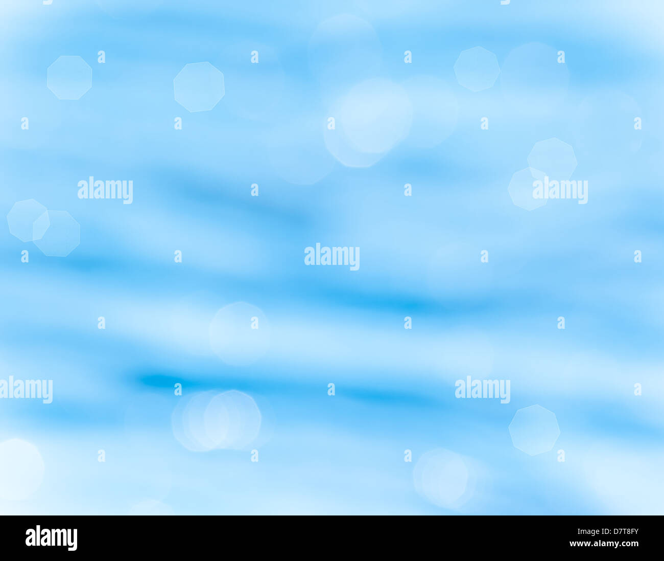 Abstrakt, blauer Hintergrund, Weichzeichner, Wasser Kulisse, schöne unscharfe Textur, Sommer Urlaub Konzept Stockfoto