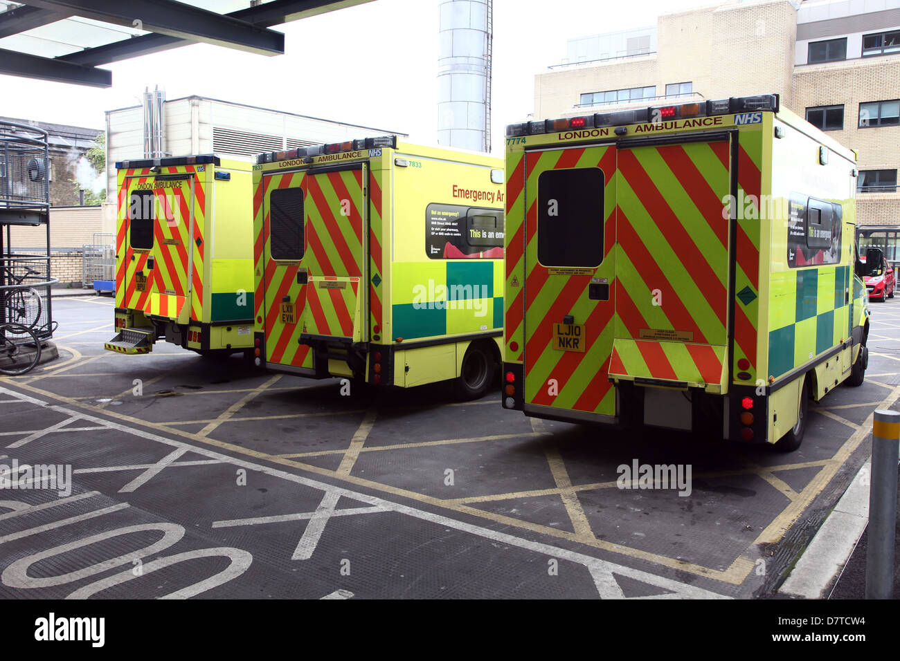 UK-Ambulanz in London Mai 2013 Stockfoto