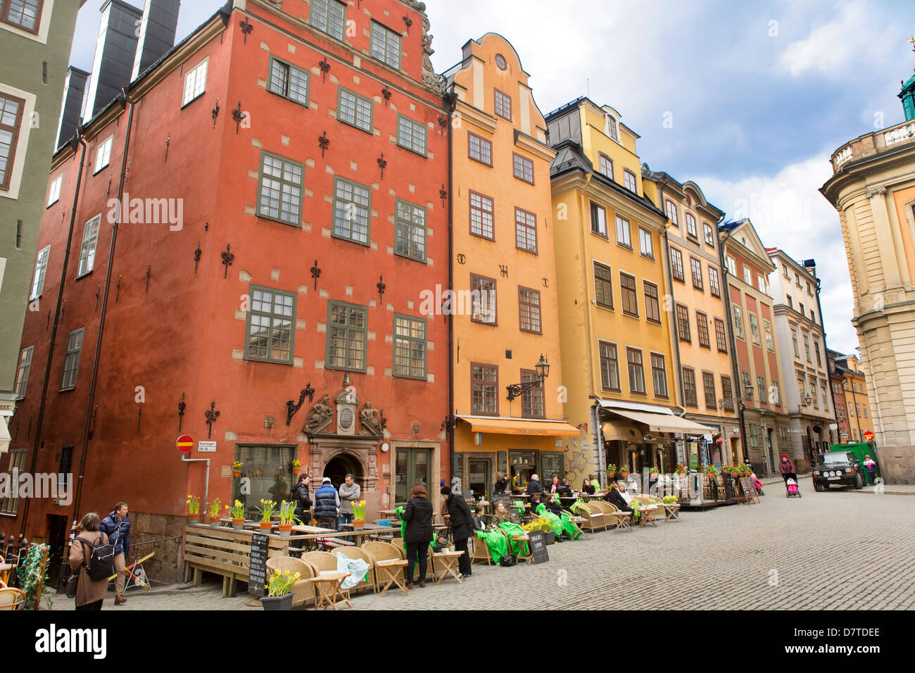 Die Altstadt (Gamla Stan) Stockholm, Schweden. Stockfoto