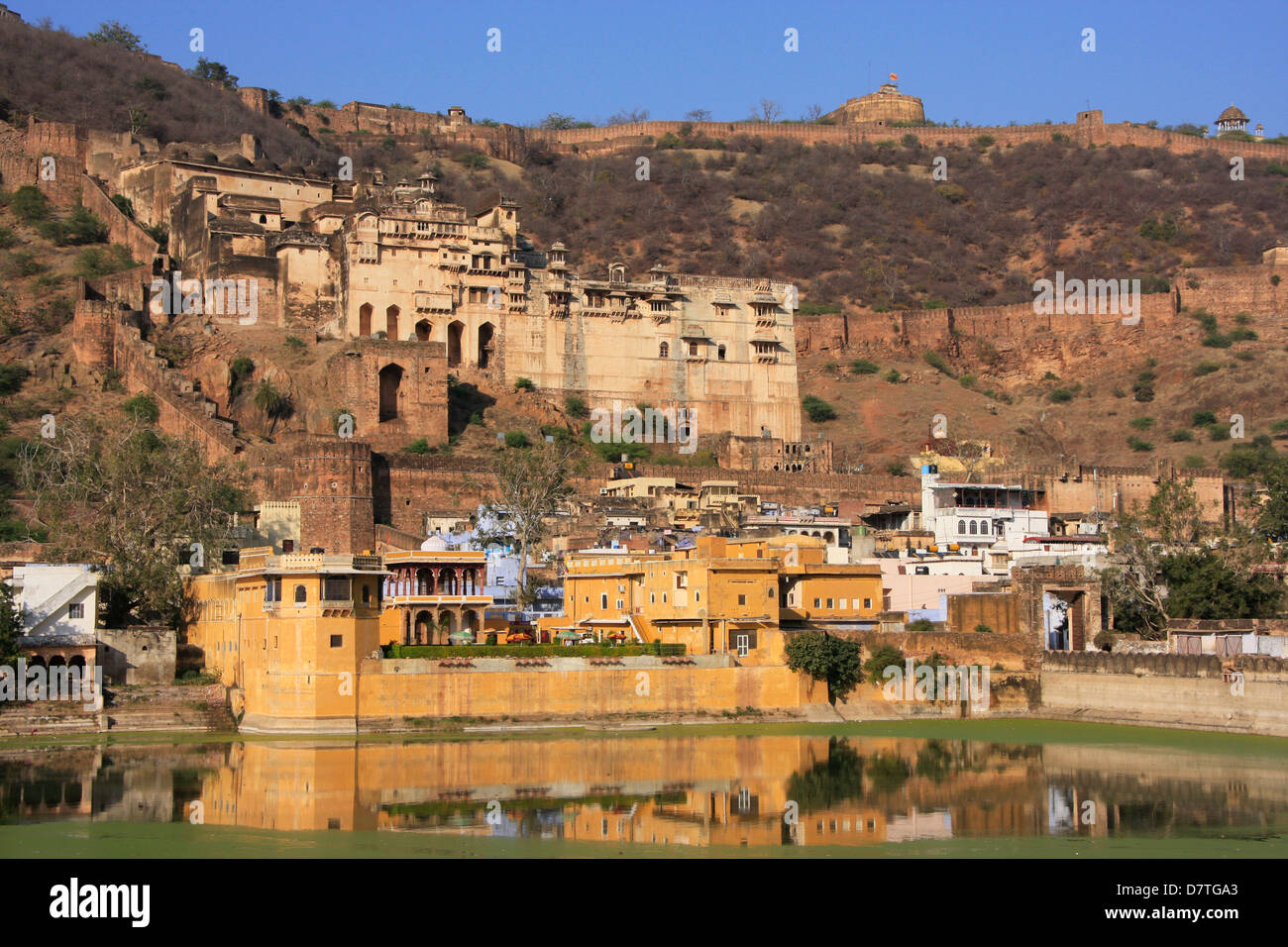 Taragarh Fort und Palast, Bundi, Rajasthan, Indien Stockfoto