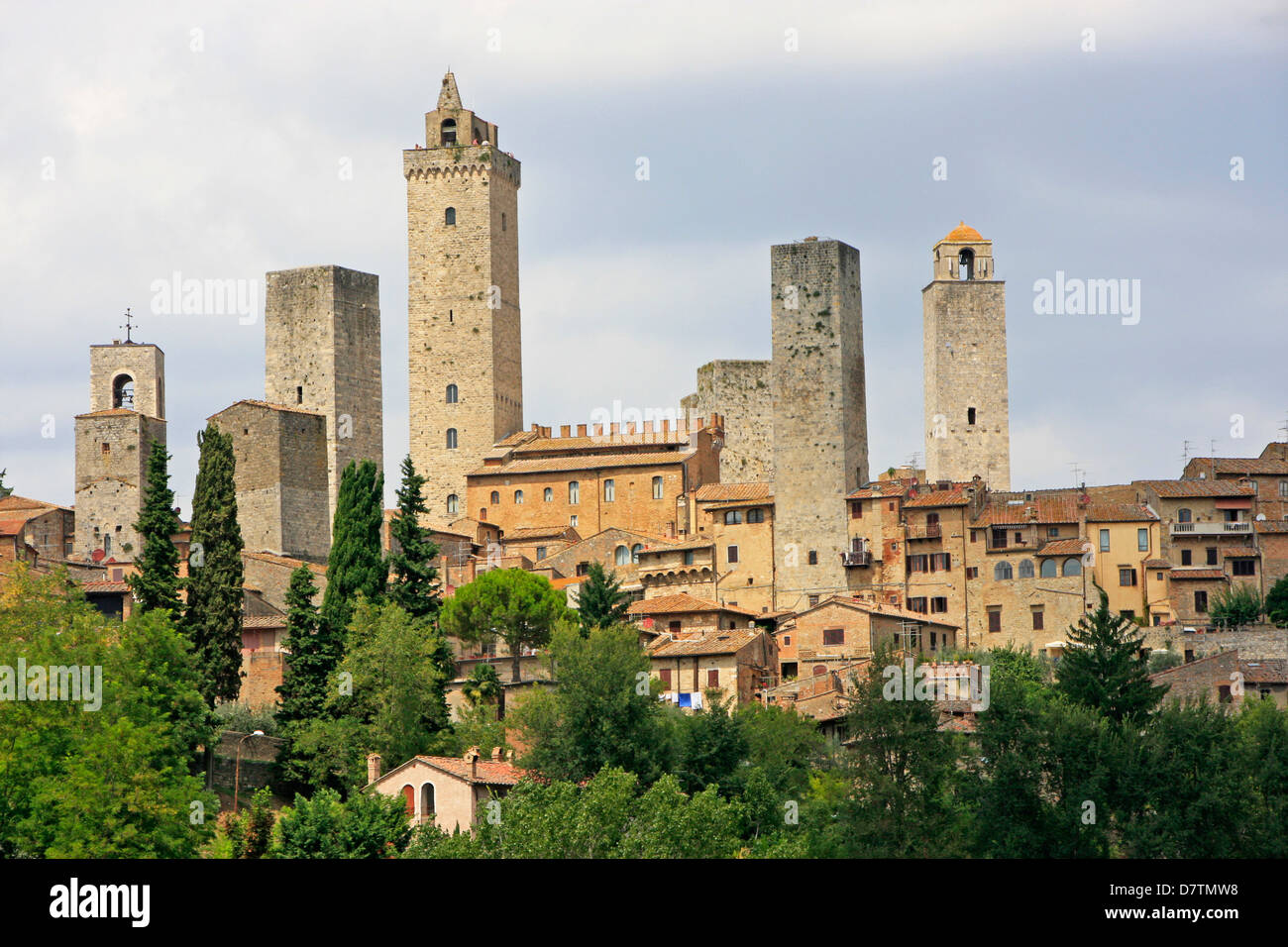 Stadt San Gimignano, Siena Provinz, Toskana, Italien Stockfoto