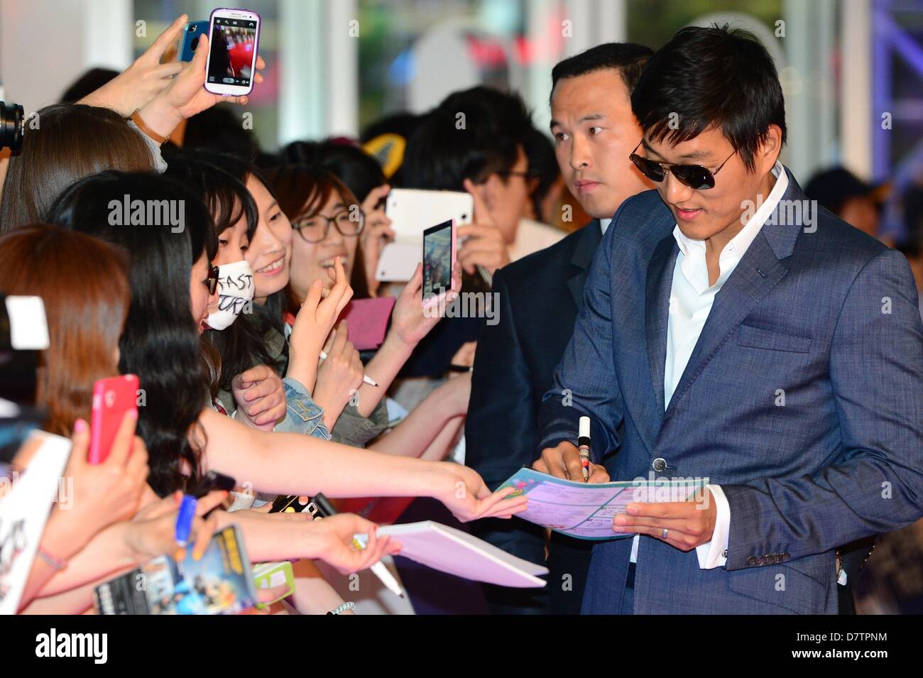 Seoul, Südkorea. 13. Mai 2013. Schauspieler Sung Kang besucht die '' schnell & Furious 6''-Pressekonferenz am 13. Mai 2013 in Seoul, Südkorea. Schnell & Furious 6 erscheint am 23. Mai in Südkorea. (Bild Kredit: Kredit: Janabp/Jana Press/ZUMAPRESS.com/Alamy Live-Nachrichten) Stockfoto