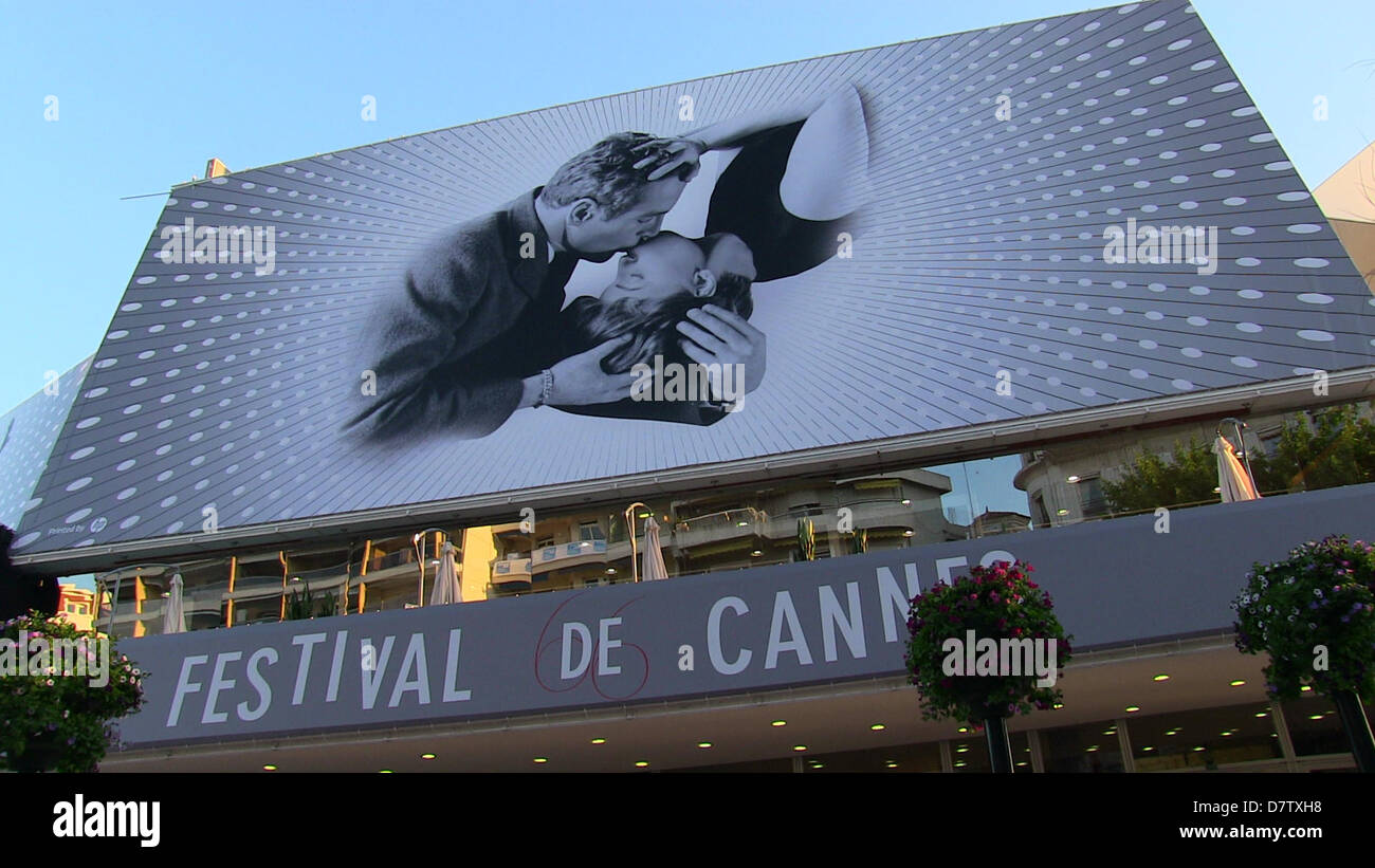 Cannes, Frankreich, 14. Mai 2013. Gesamtansicht des 66. jährlichen Cannes Film Festival im Palais des Festivals. Bildnachweis: WFPA/Alamy Stockfoto