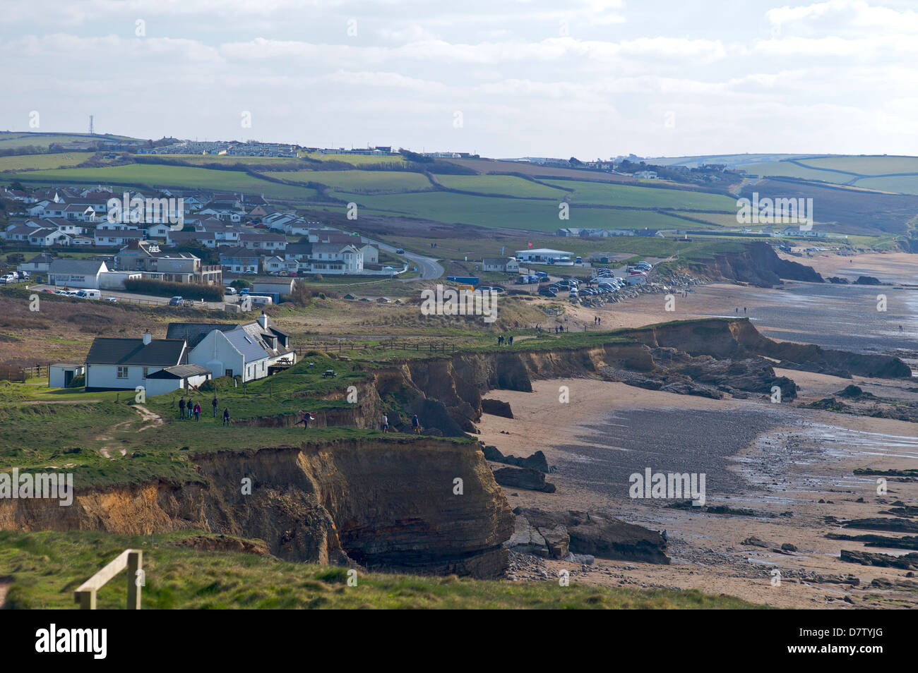 Widemouth Bay, North Cornwall, England, Vereinigtes Königreich Stockfoto