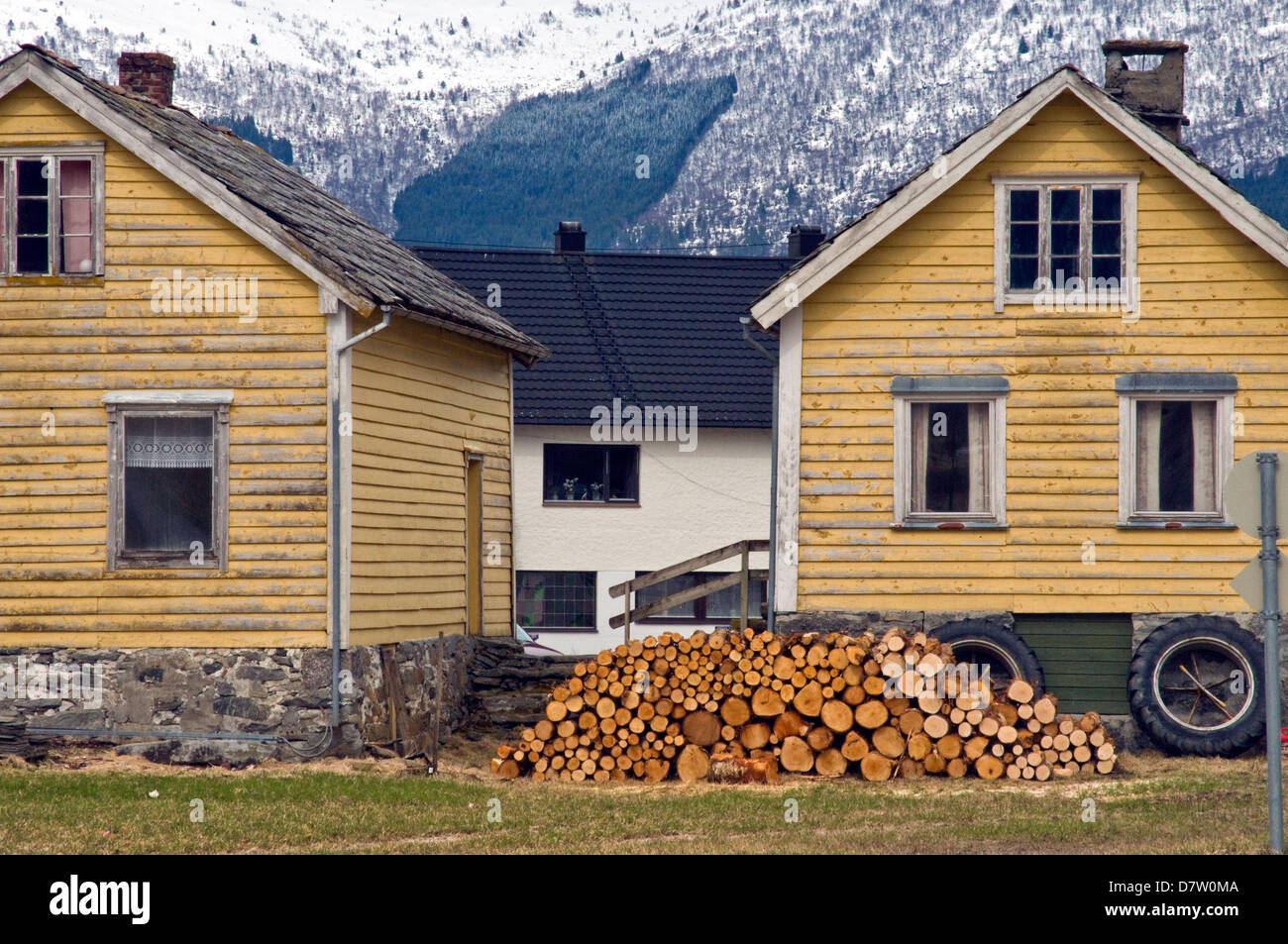 Leben in Norwegen das Land der Eis Frost und Kälte Ray Boswell Stockfoto