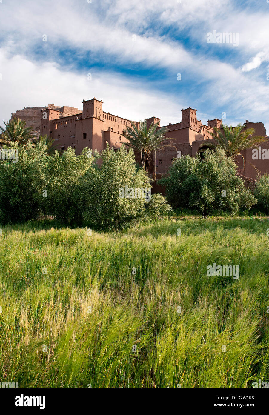 Ait Benhaddou, UNESCO World Heritage Site, Marokko, Nordafrika Stockfoto