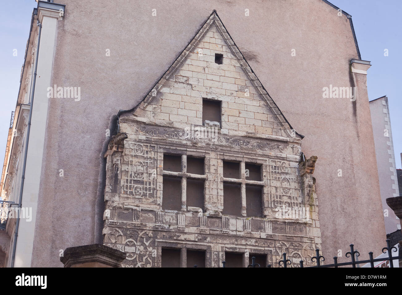 Bestandteil der Logis Pince in Angers, Maine-et-Loire, Frankreich Stockfoto