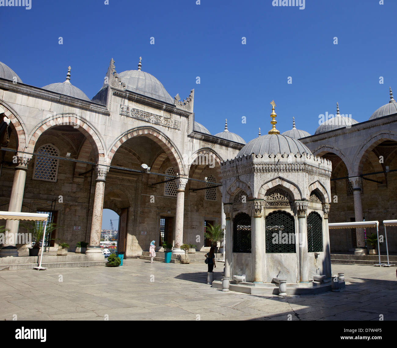 Yeni Camii (neue Moschee), Istanbul, Türkei Stockfoto