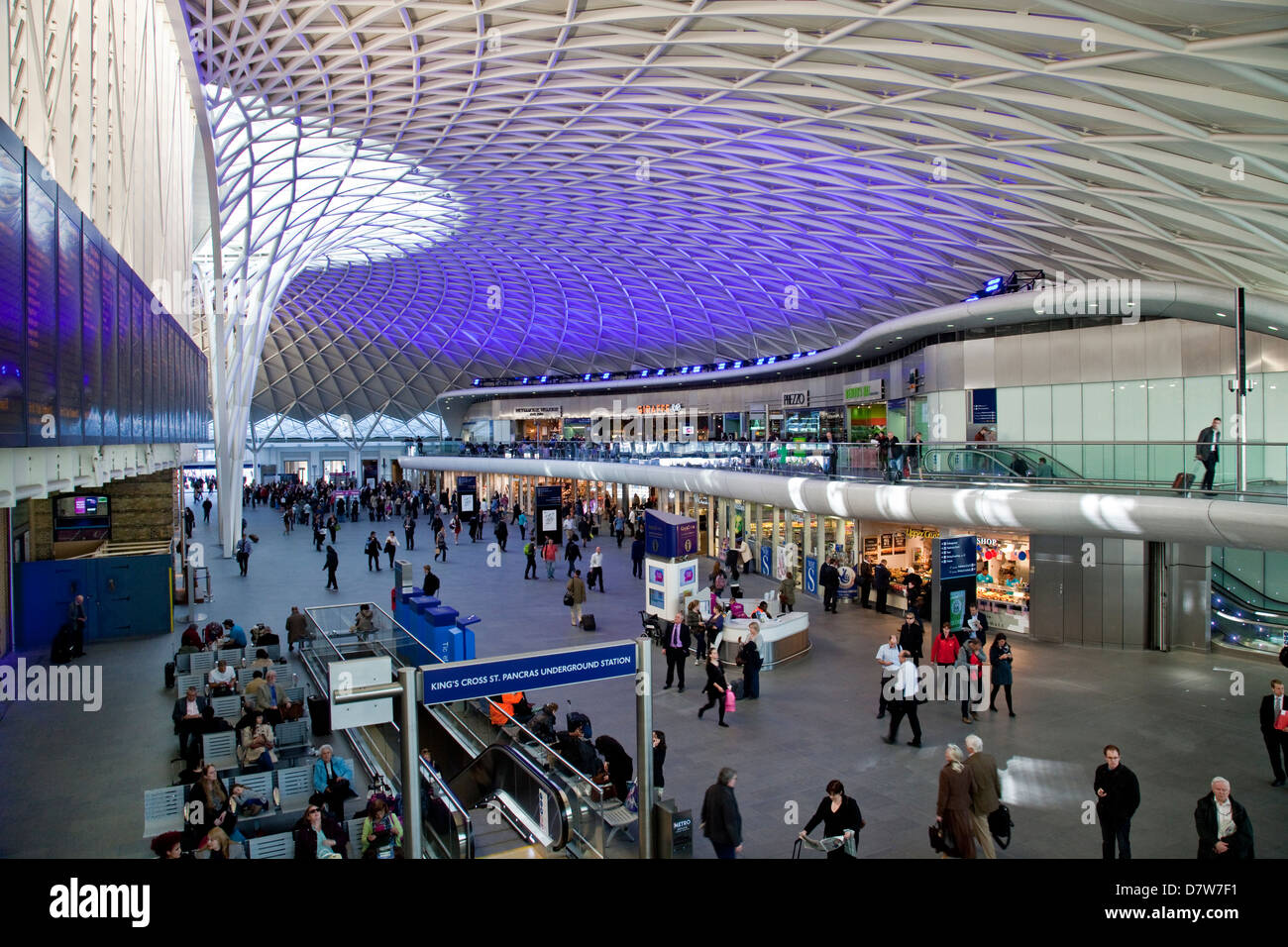 Kings Cross Station, London, England Stockfoto