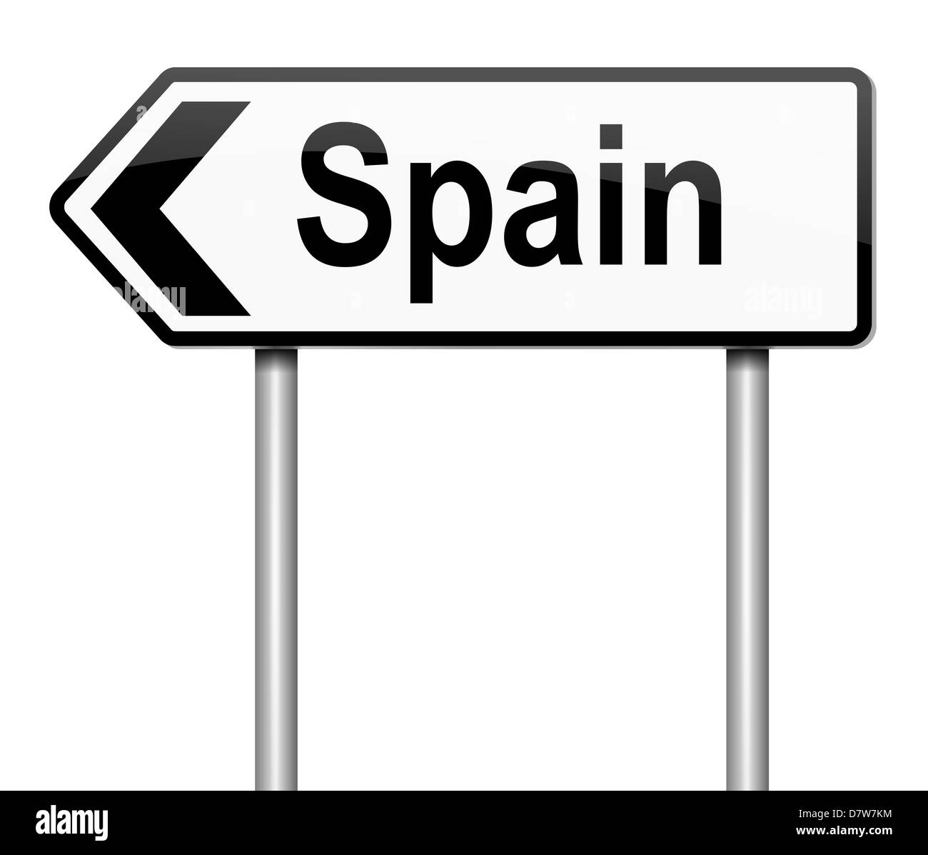 Spanien-Zeichen. Stockfoto