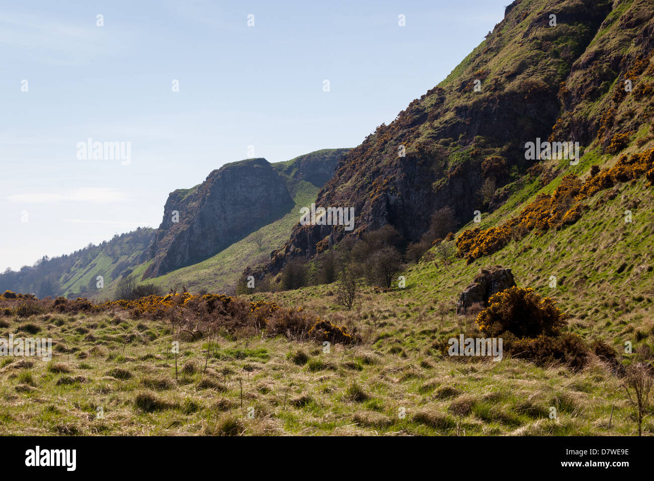 St Cyrus Naturschutzgebiet Strand Ostküste Schottland Großbritannien Stockfoto