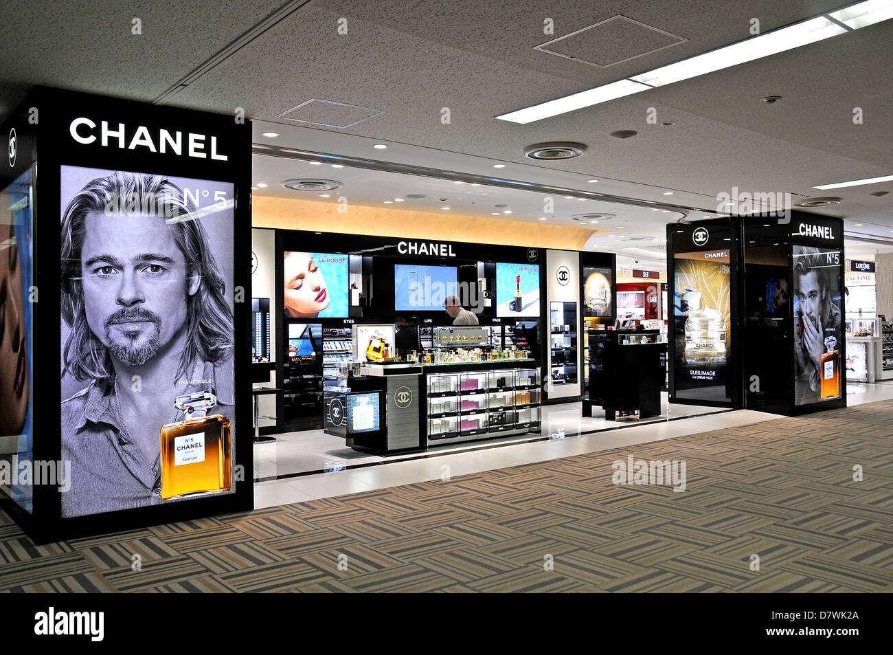 Duty free-Shop terminal 2 Flughafen Tokio-Narita Internationnal Japan Stockfoto