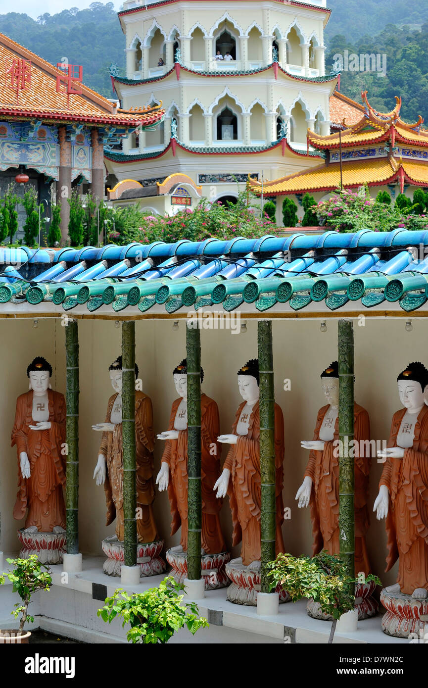 Asien Malaysia Penang Buddha-Statue in Kek Lok Si buddhistischen Tempel Stockfoto